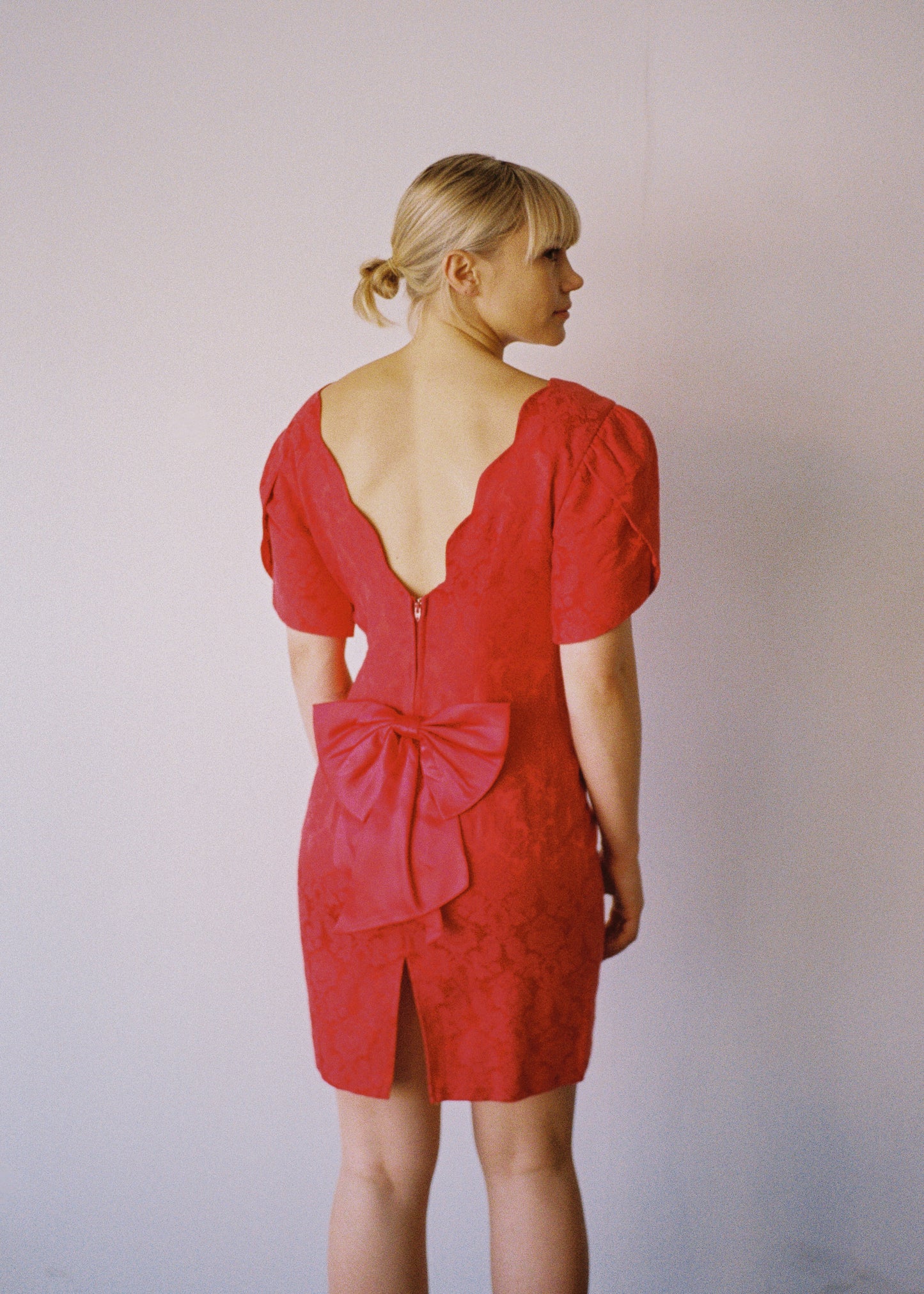 80's Vintage Zum Zum Mini Dress - Red