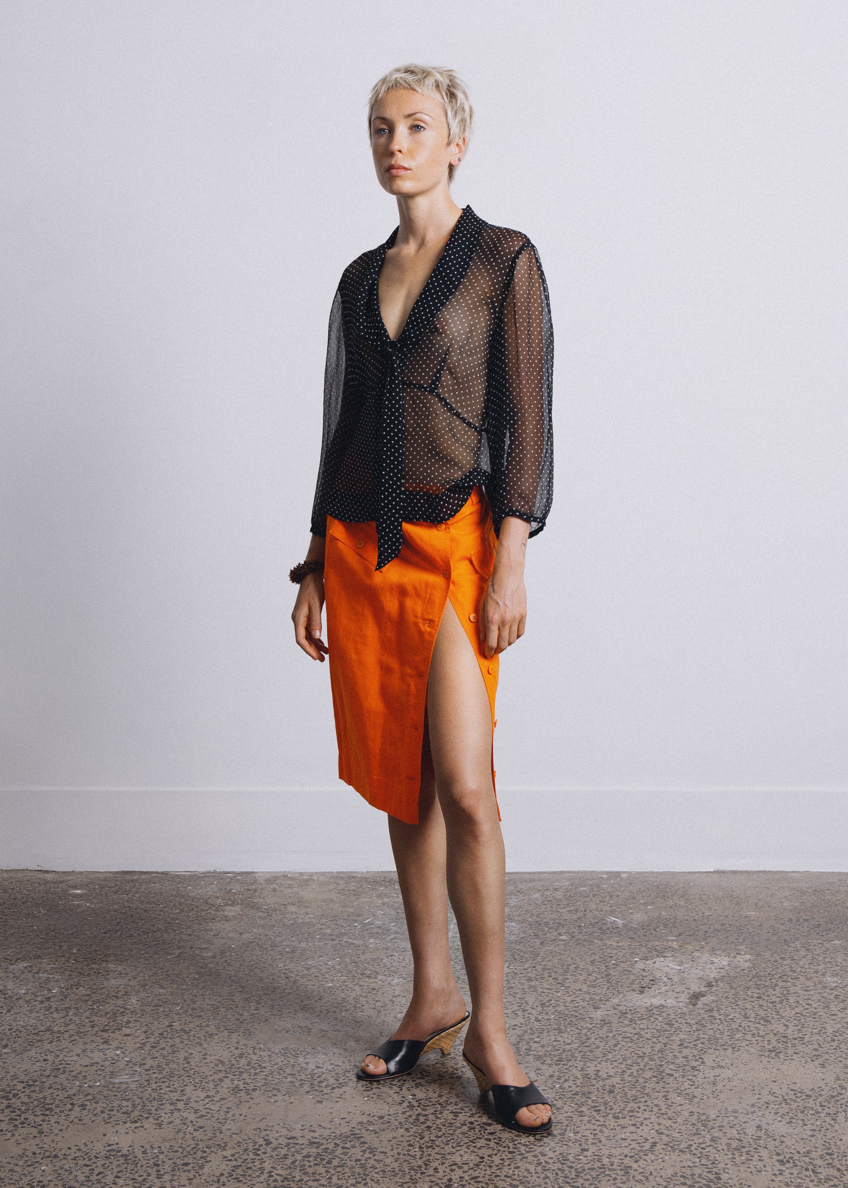 Vacenza Skirt - Tangerine