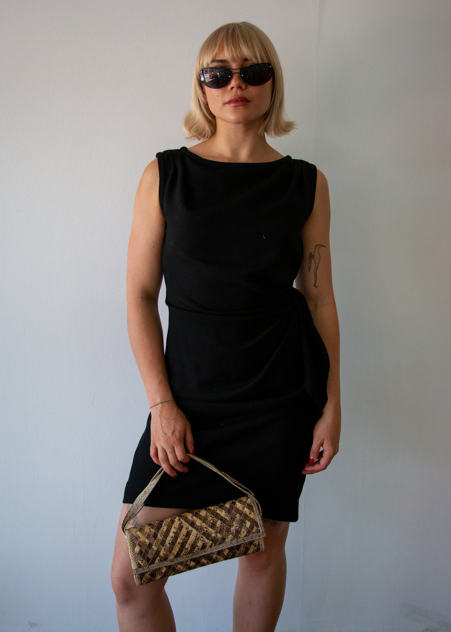 Woven Python Mini Bag