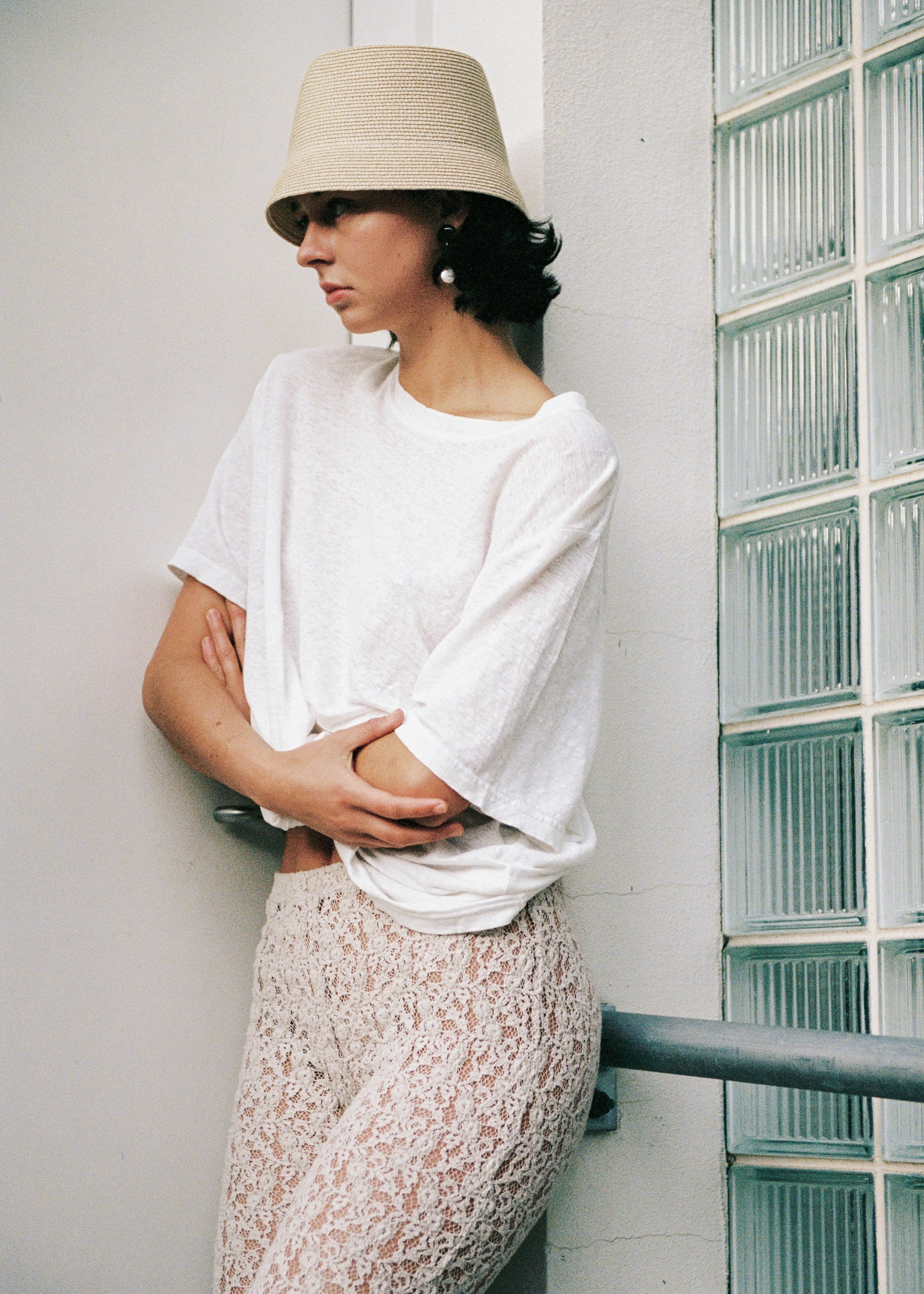 Zarić Earrings - Navy/Carnelian/Pearl Earrings