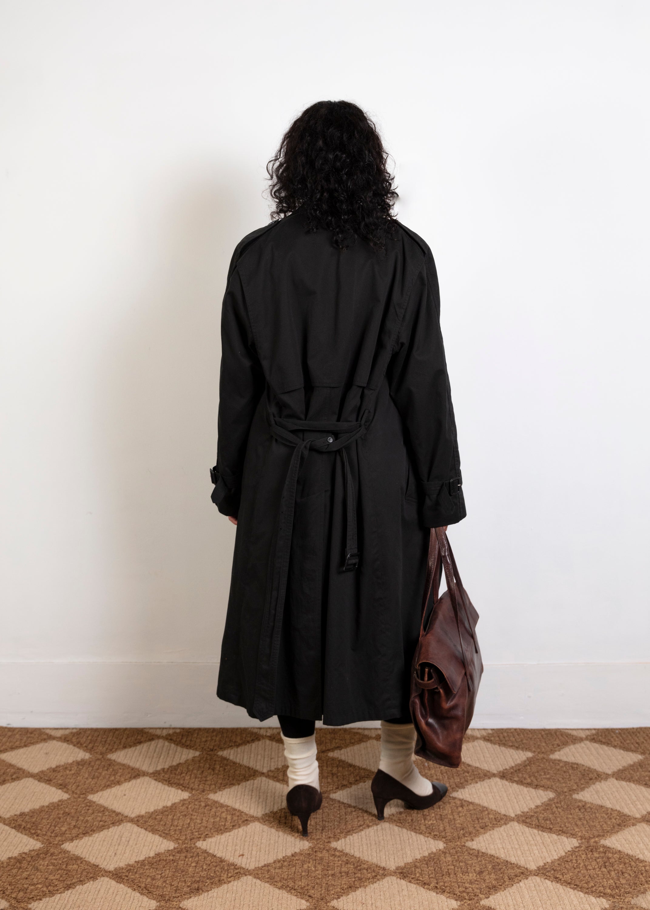 Anthony Squires Trench Coat - Black