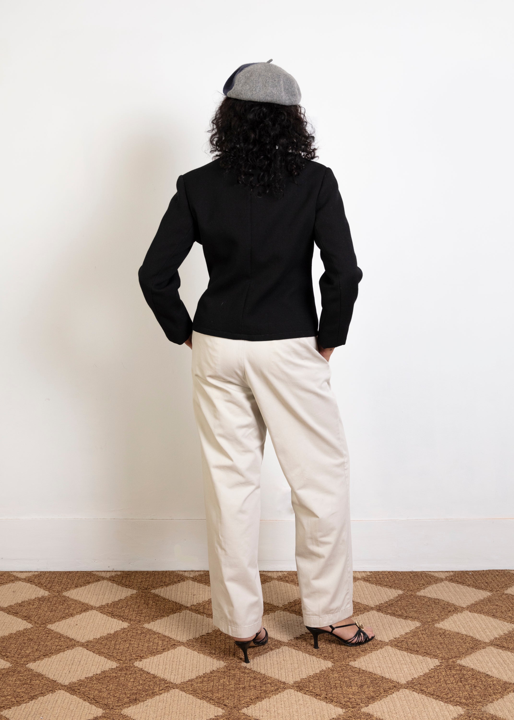 Gregory Ladner Beret - Grey/Blue