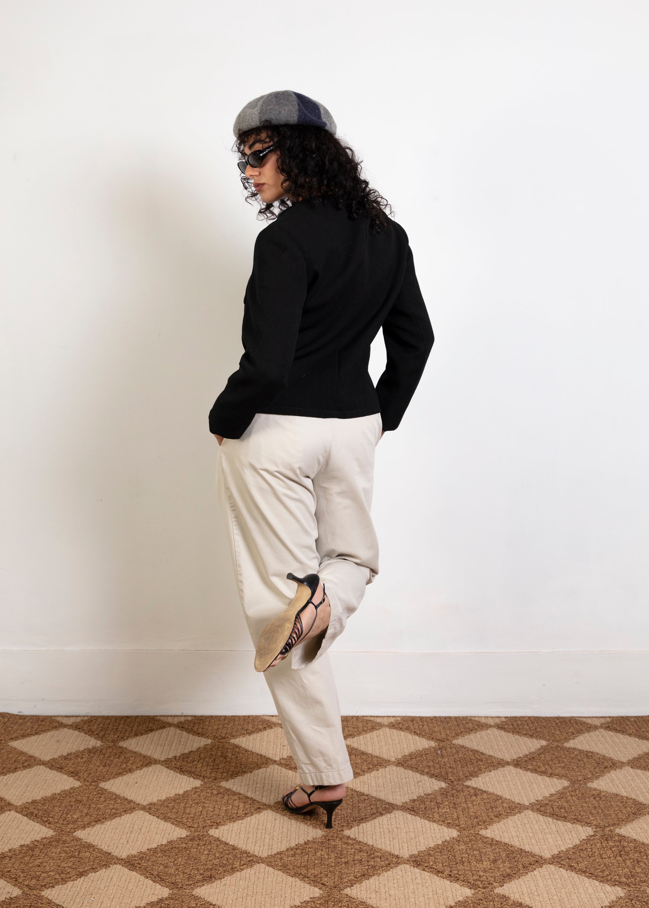 Gregory Ladner Beret - Grey/Blue