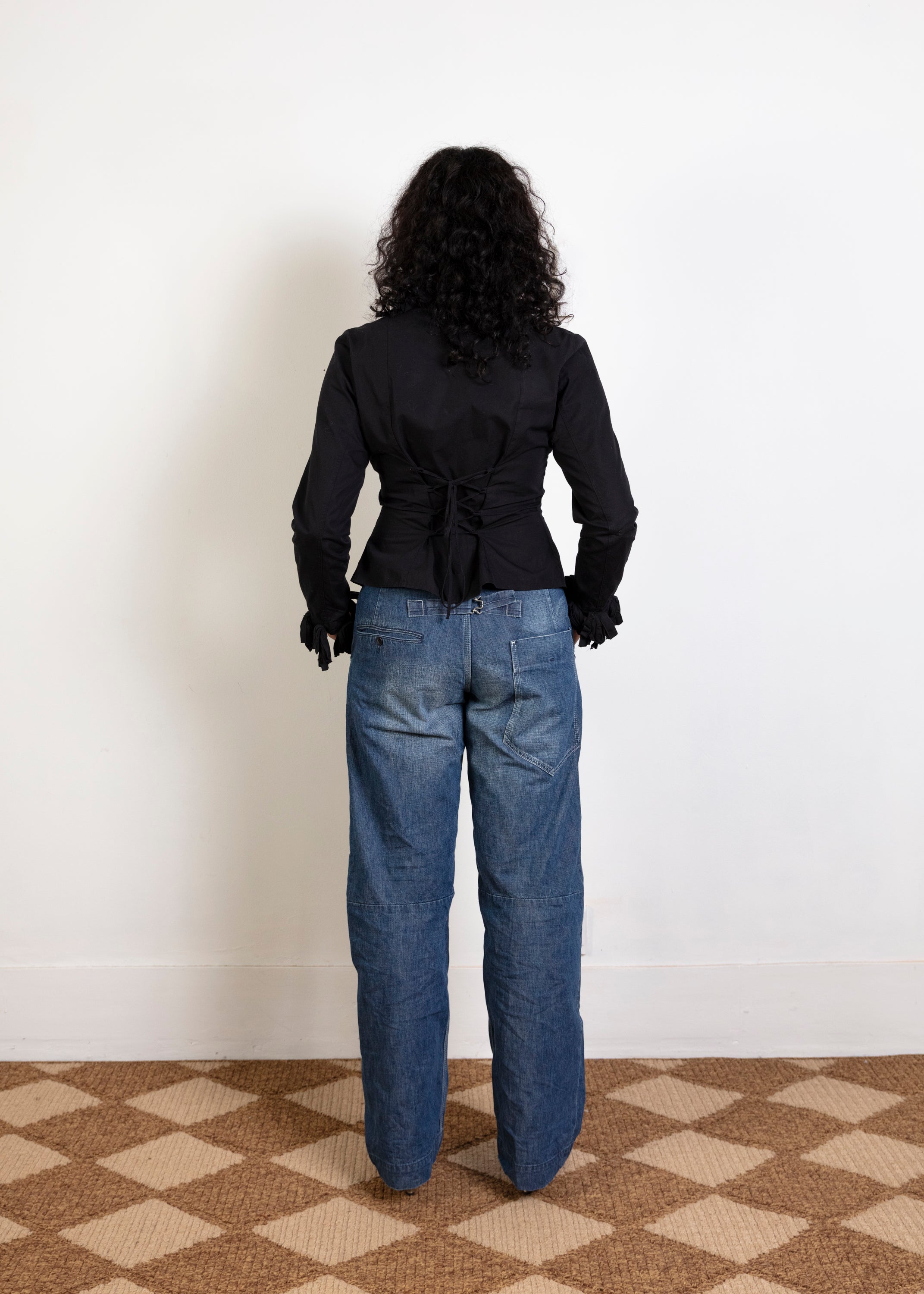 Anne Fontaine Bow Blouse - Black