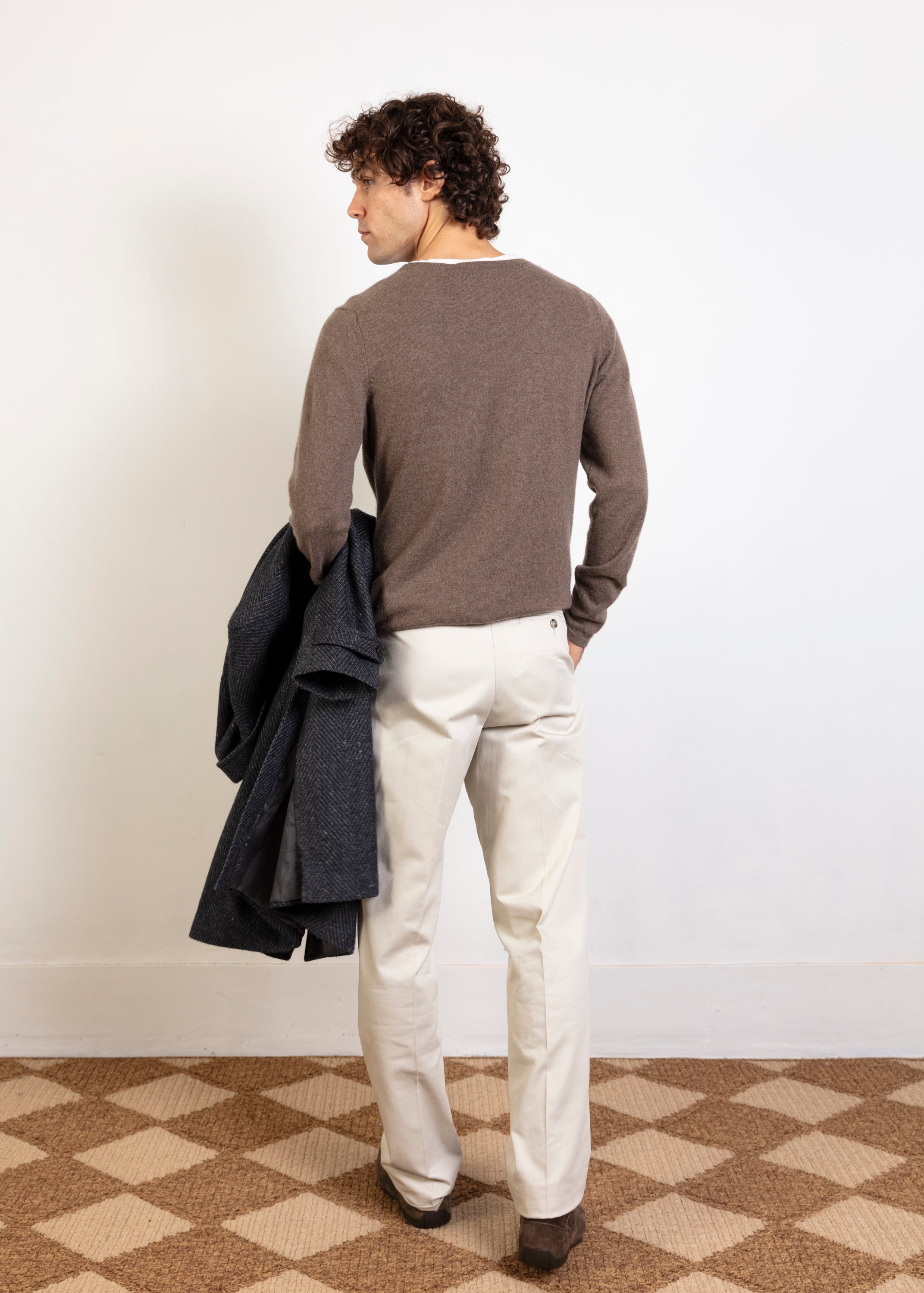 Marks & Spencer Pleated Pants - Cream