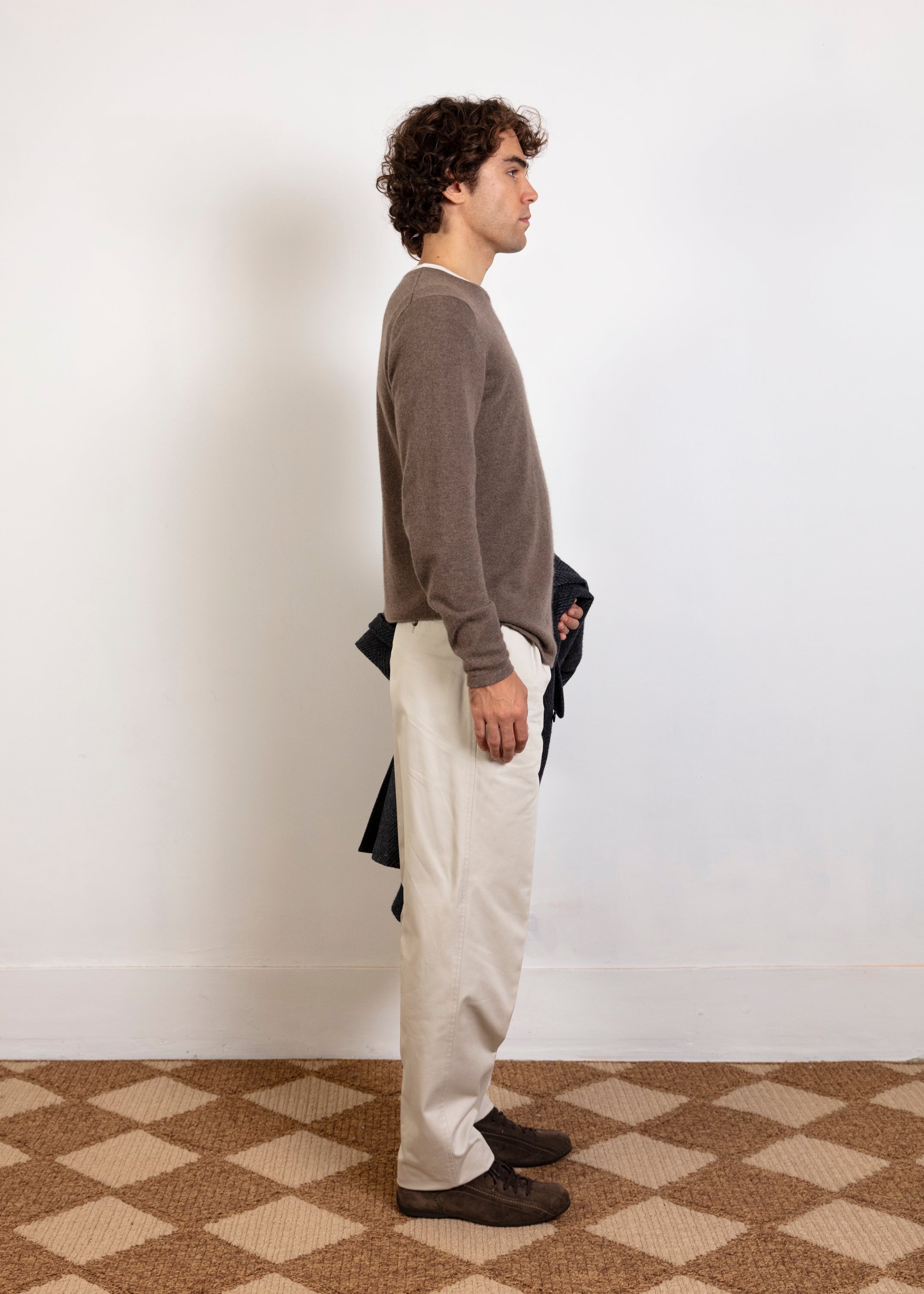 Marks & Spencer Pleated Pants - Cream