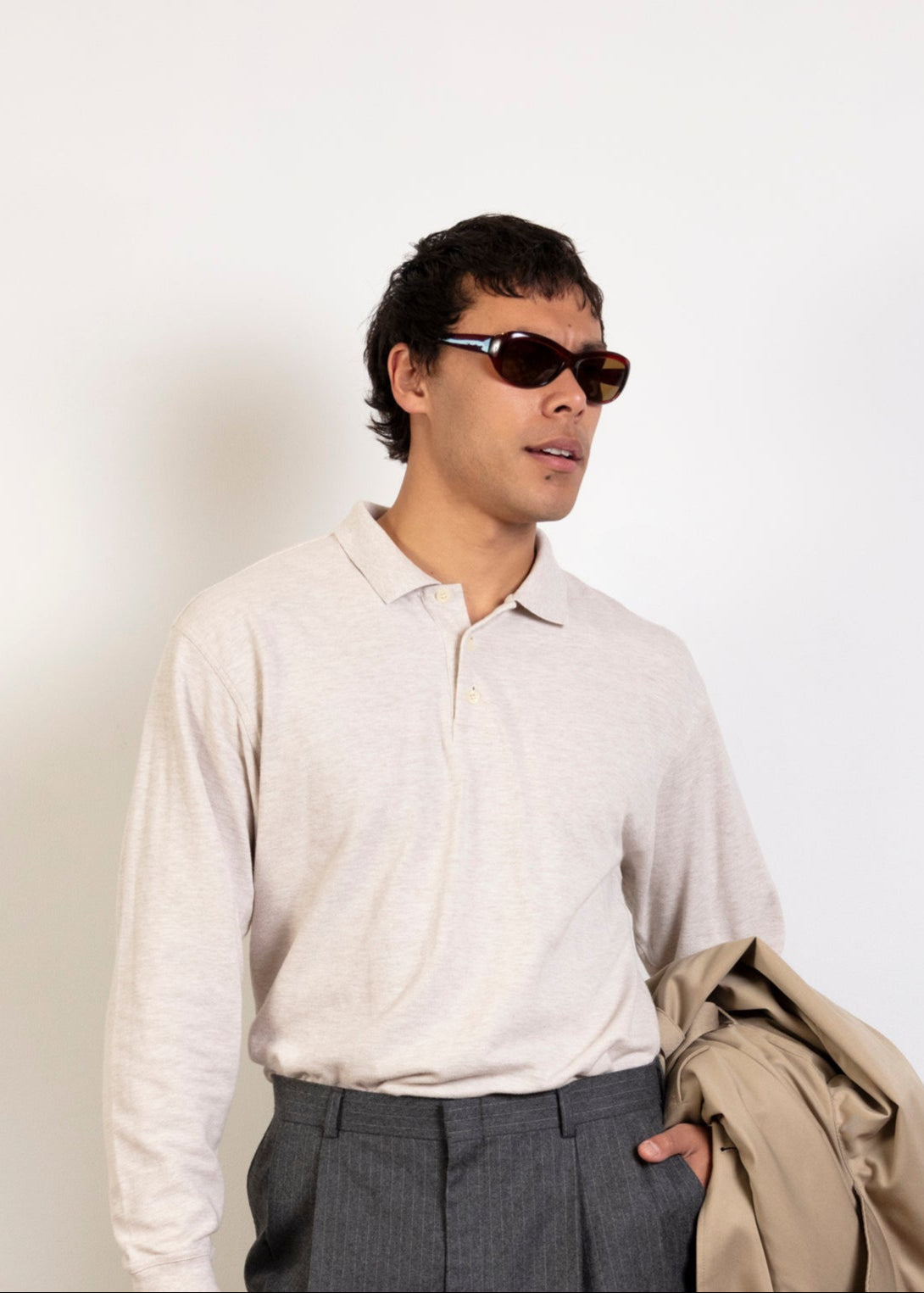 Sharra Pagano Sunglasses - Burgundy