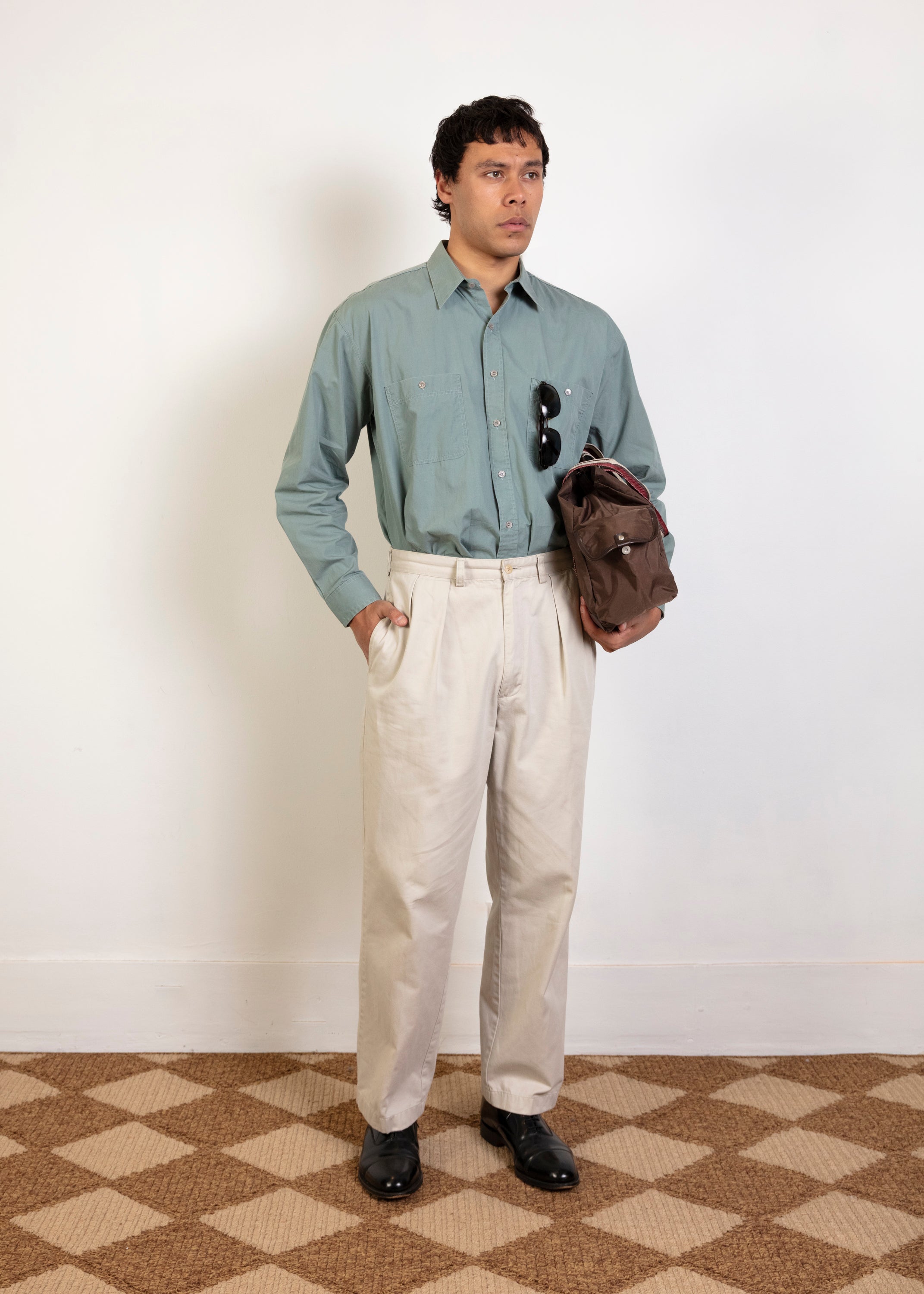 Pierre Cardin Button Down - Teal