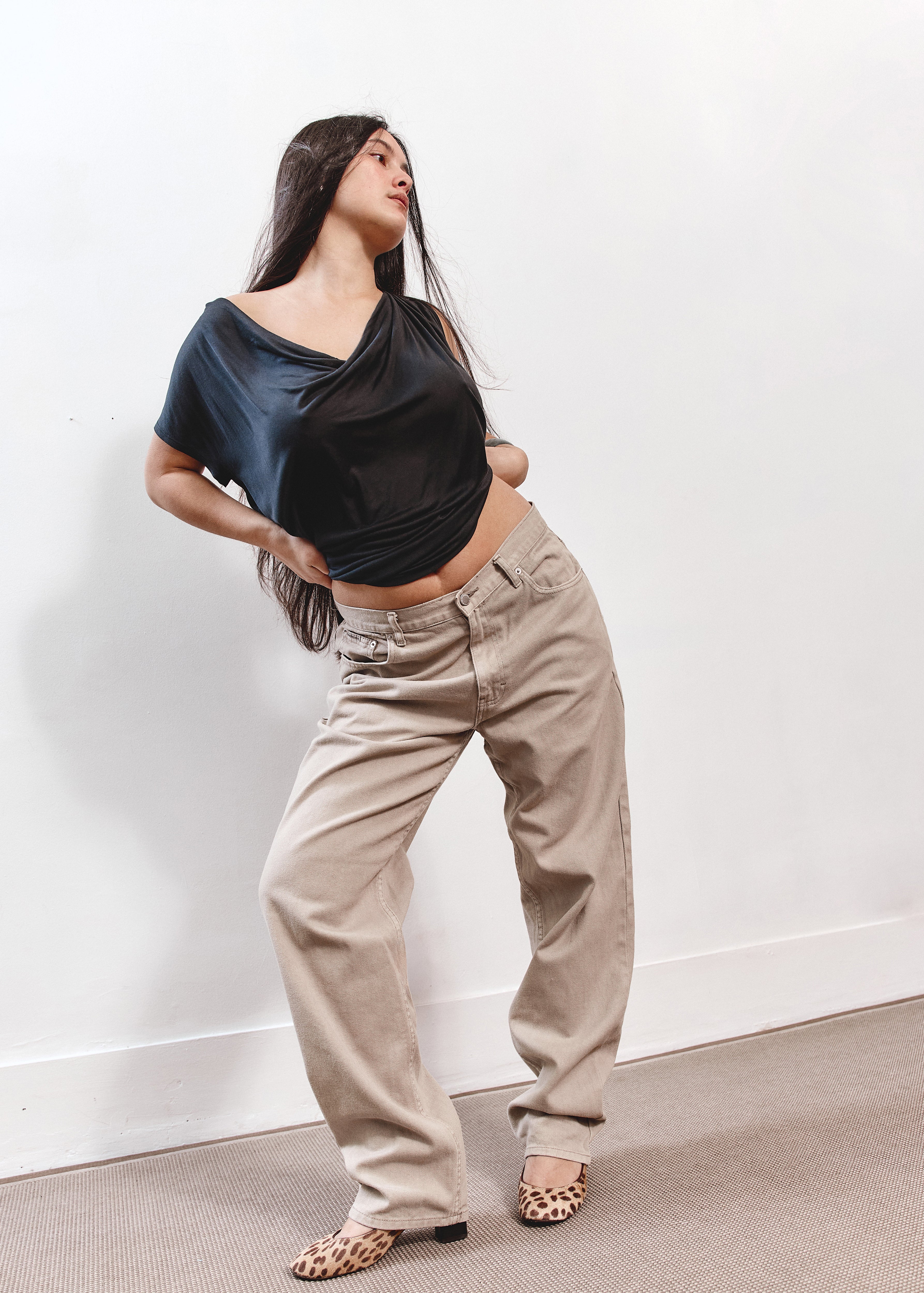 Extra Long Calvin Klein Jeans - Beige