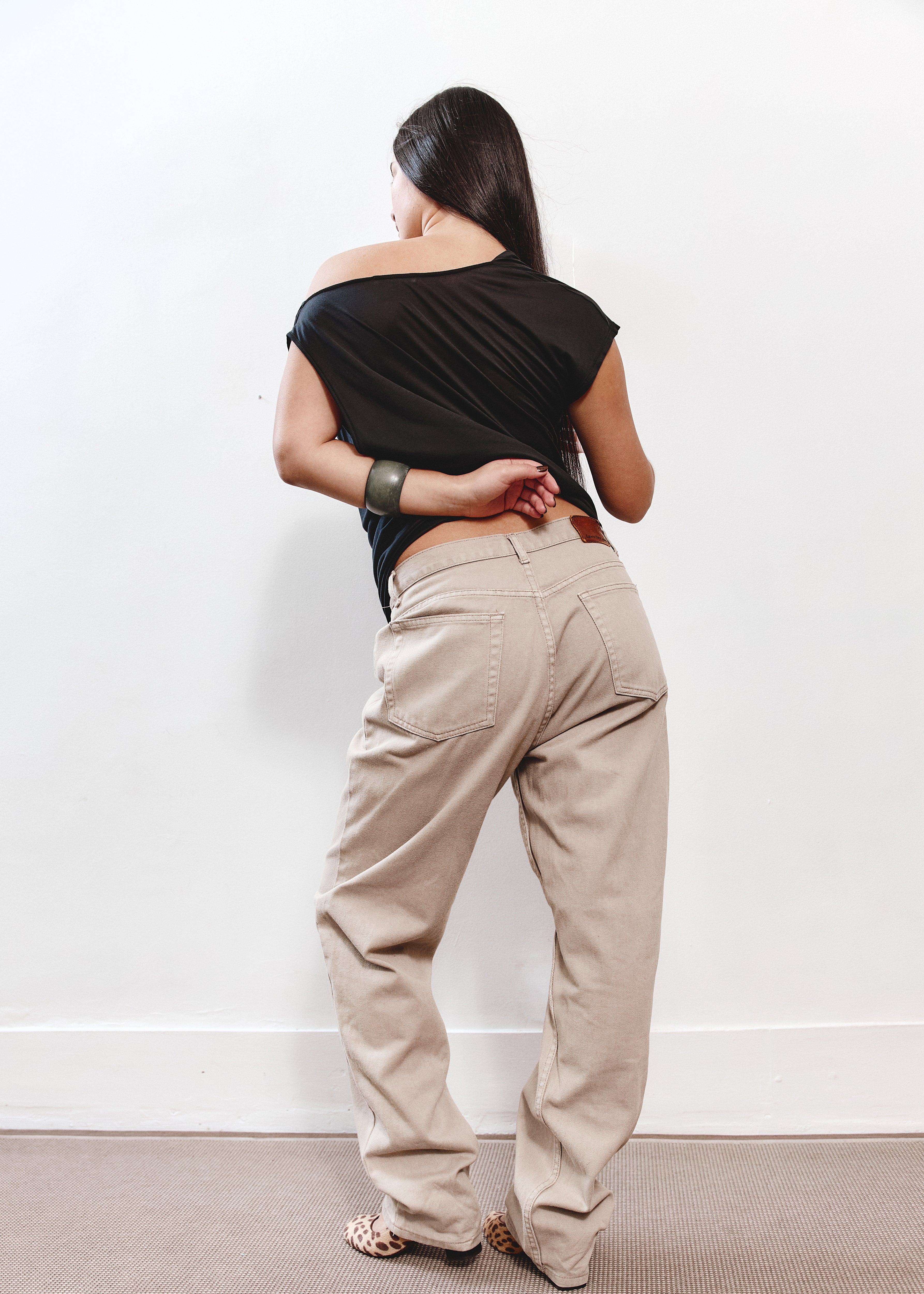 Extra Long Calvin Klein Jeans - Beige