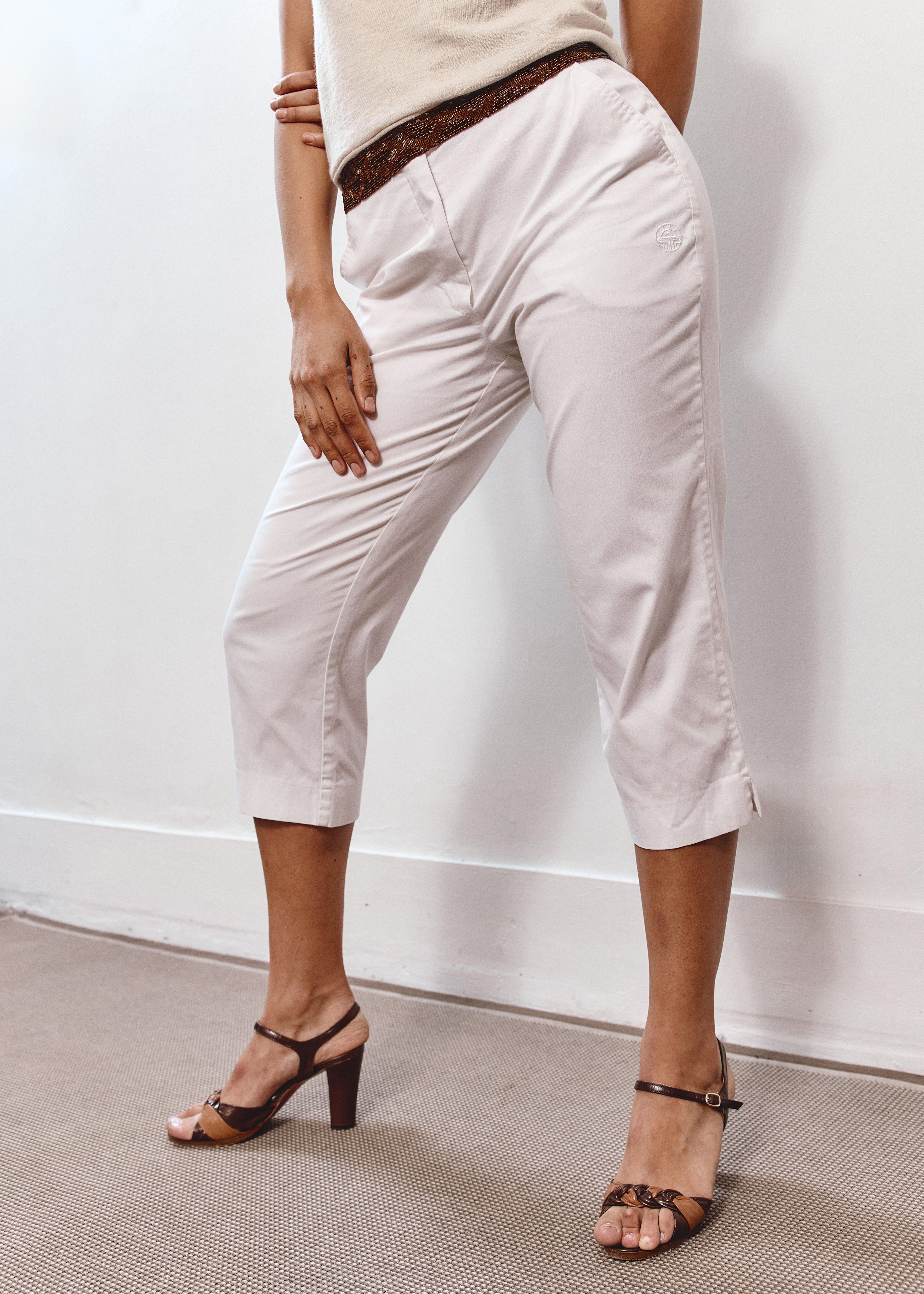 Feraud Paris Capris - White