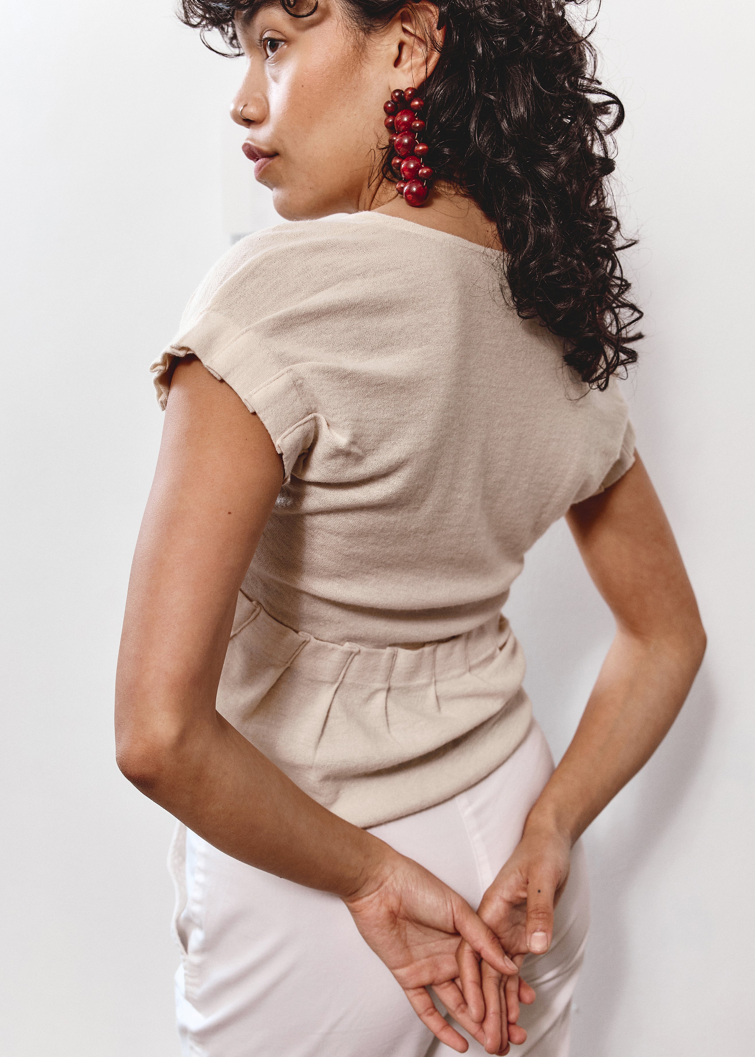 Emporio Armani Knit Top - Cream