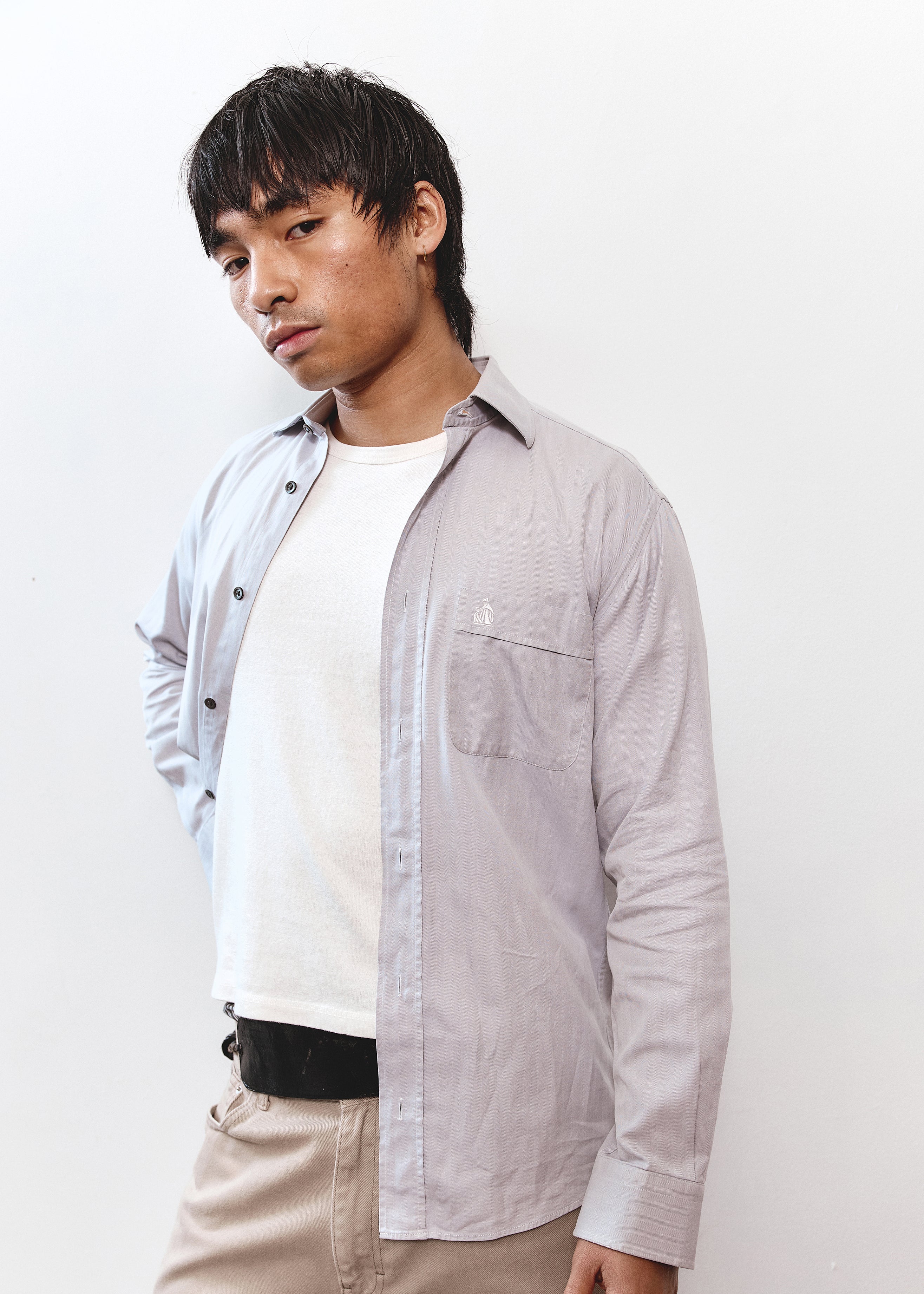 Lanvin Button Down - Light Blue