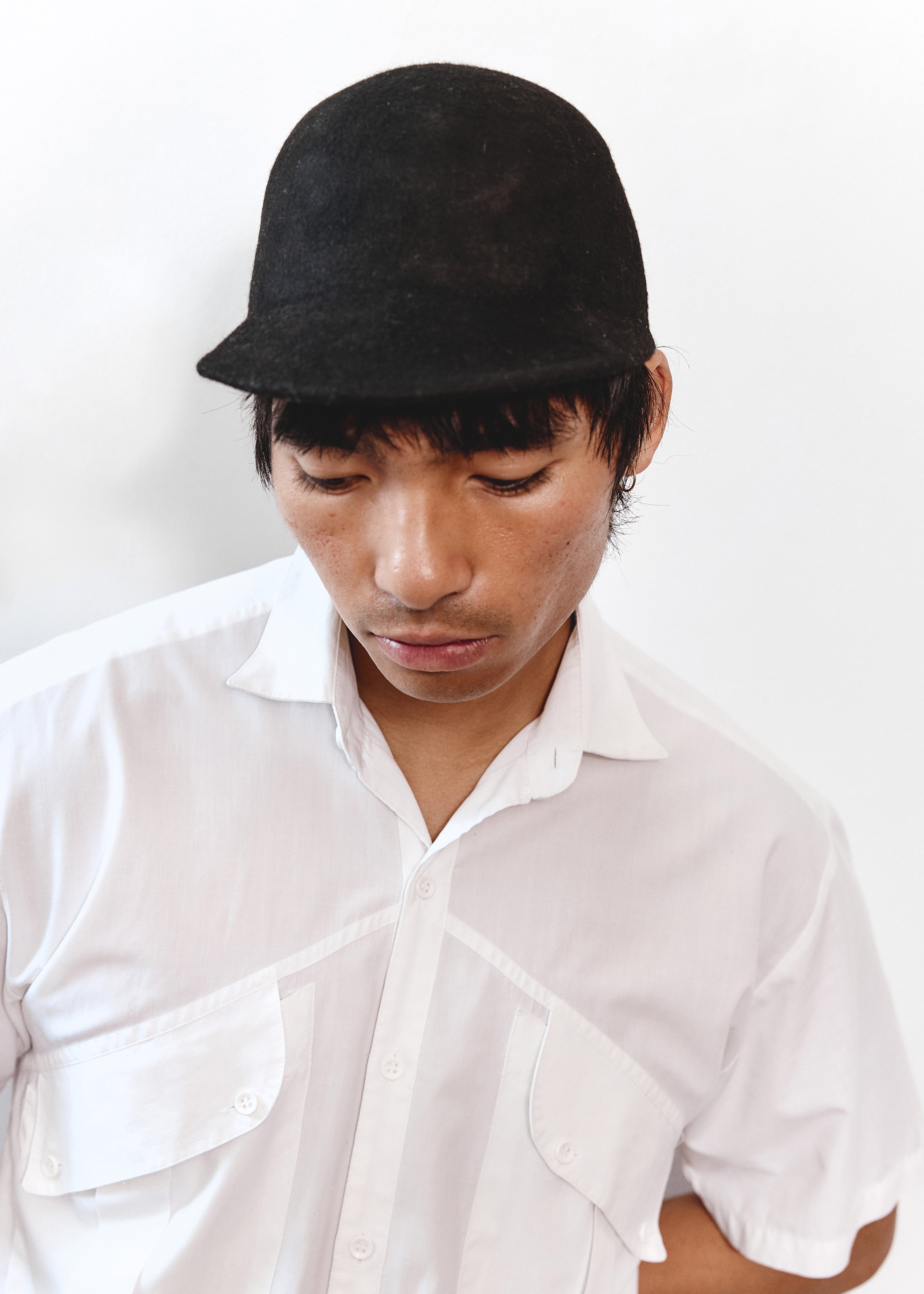 Como Short Sleeve Button Down - White