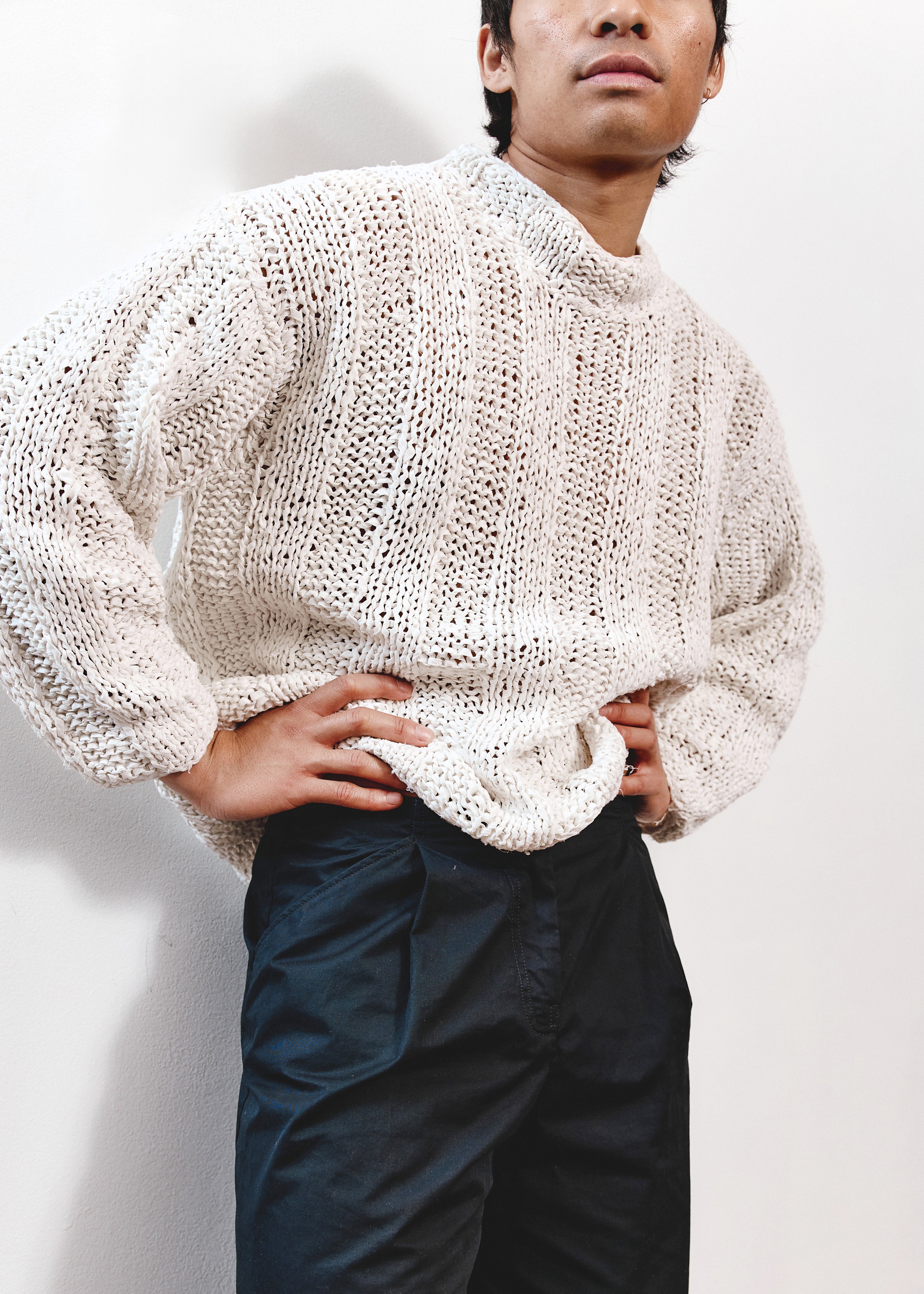 Ping Pong Knit - Cream