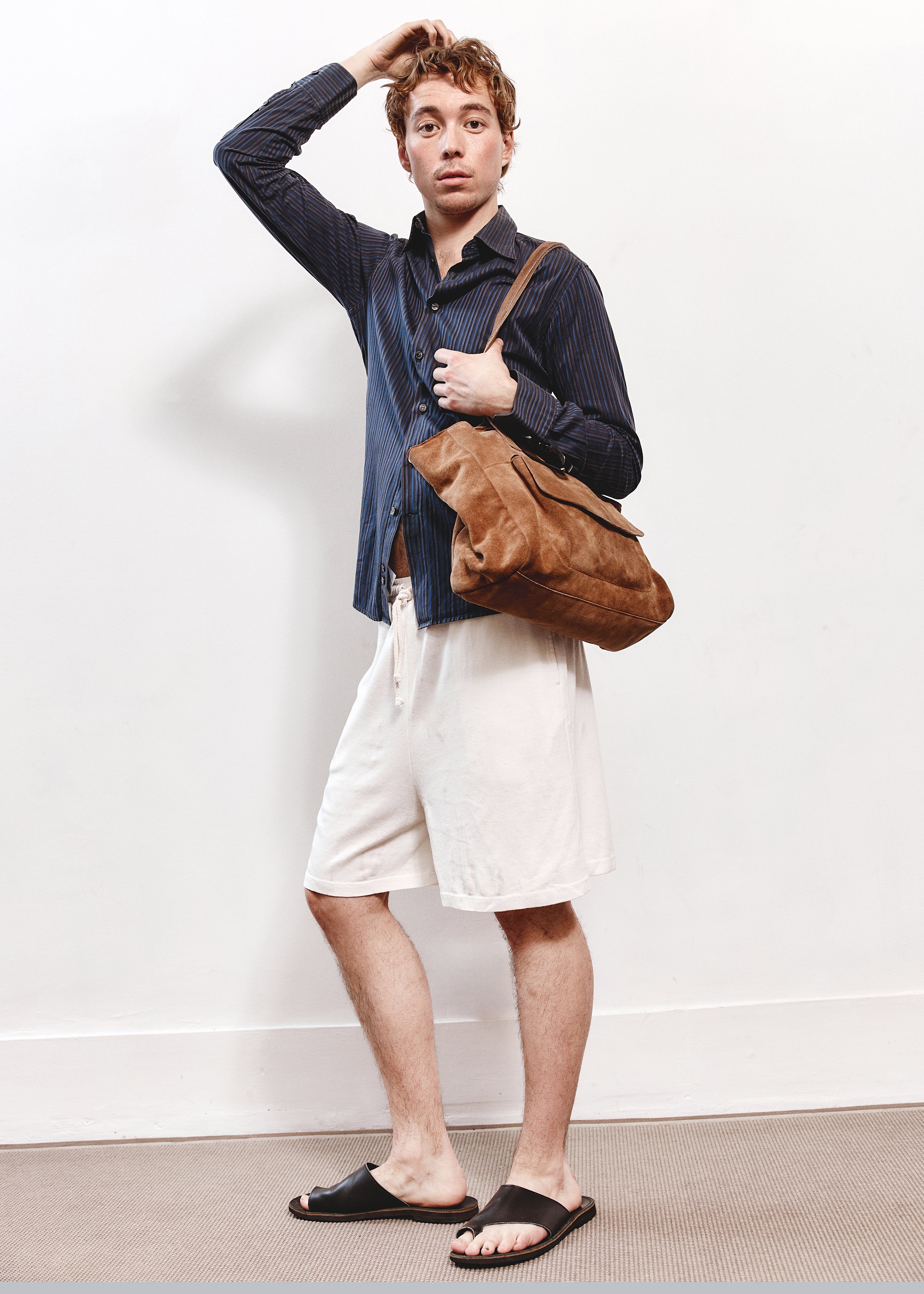 Versace Button Down - Dark Stripe