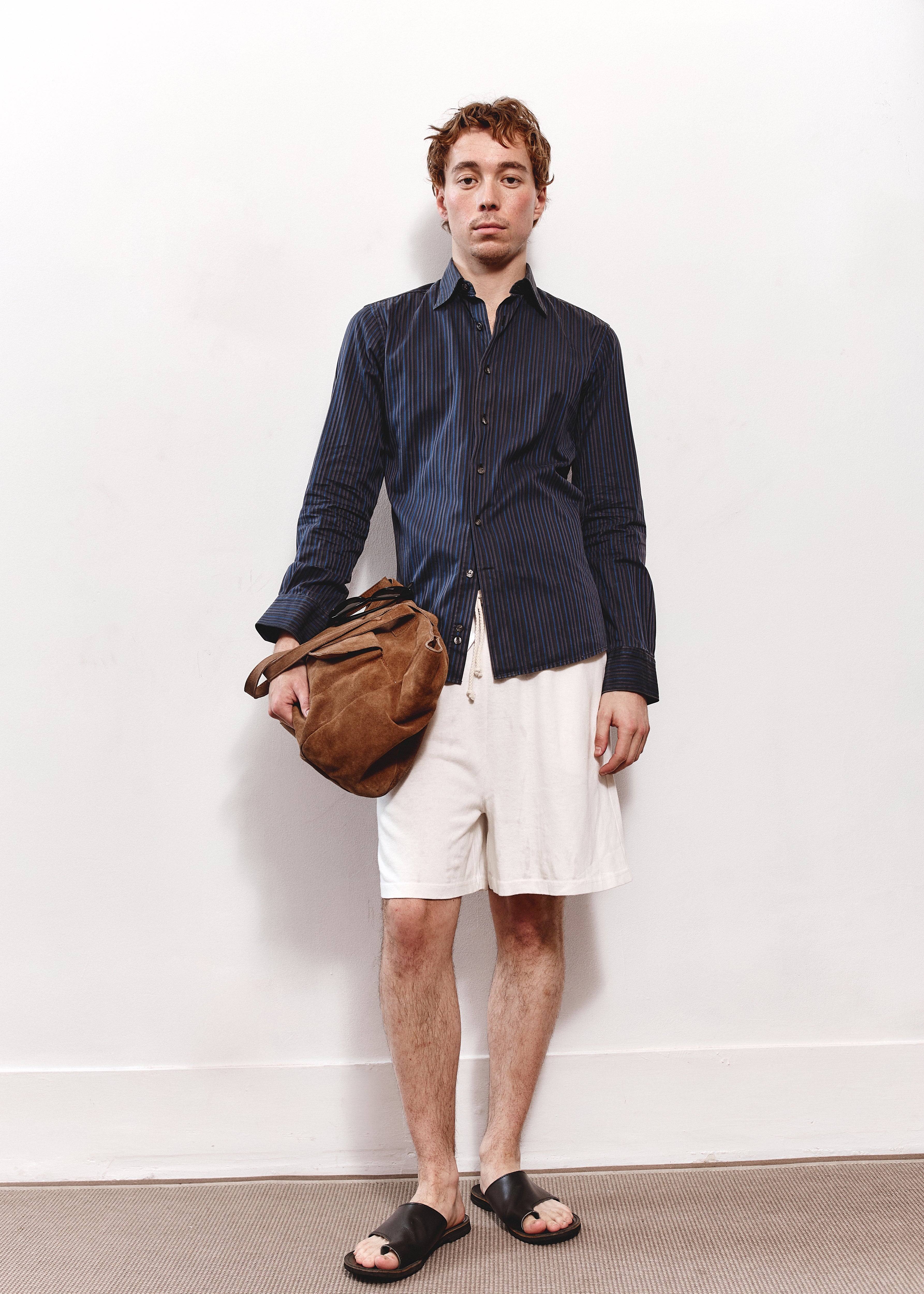 Versace Button Down - Dark Stripe