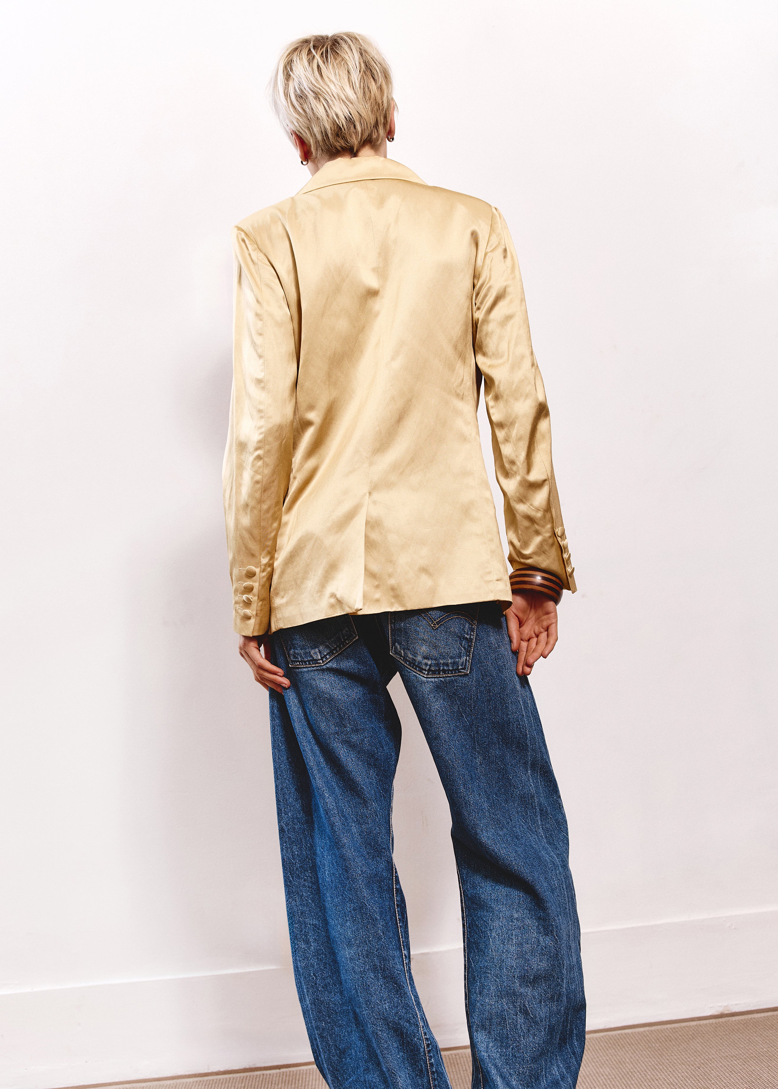 Alessandra Vallance Blazer - Gold