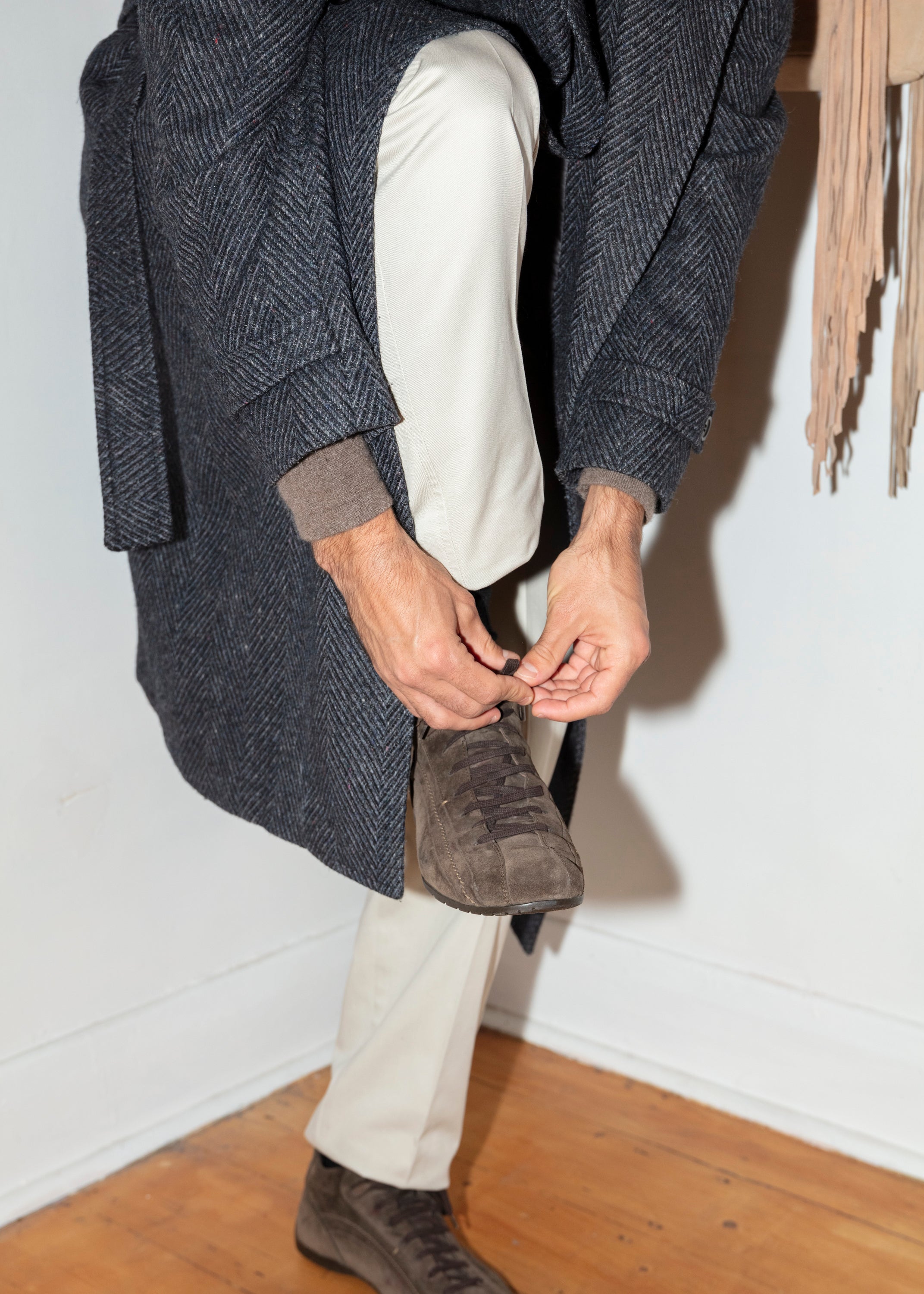 Marks & Spencer Pleated Pants - Cream