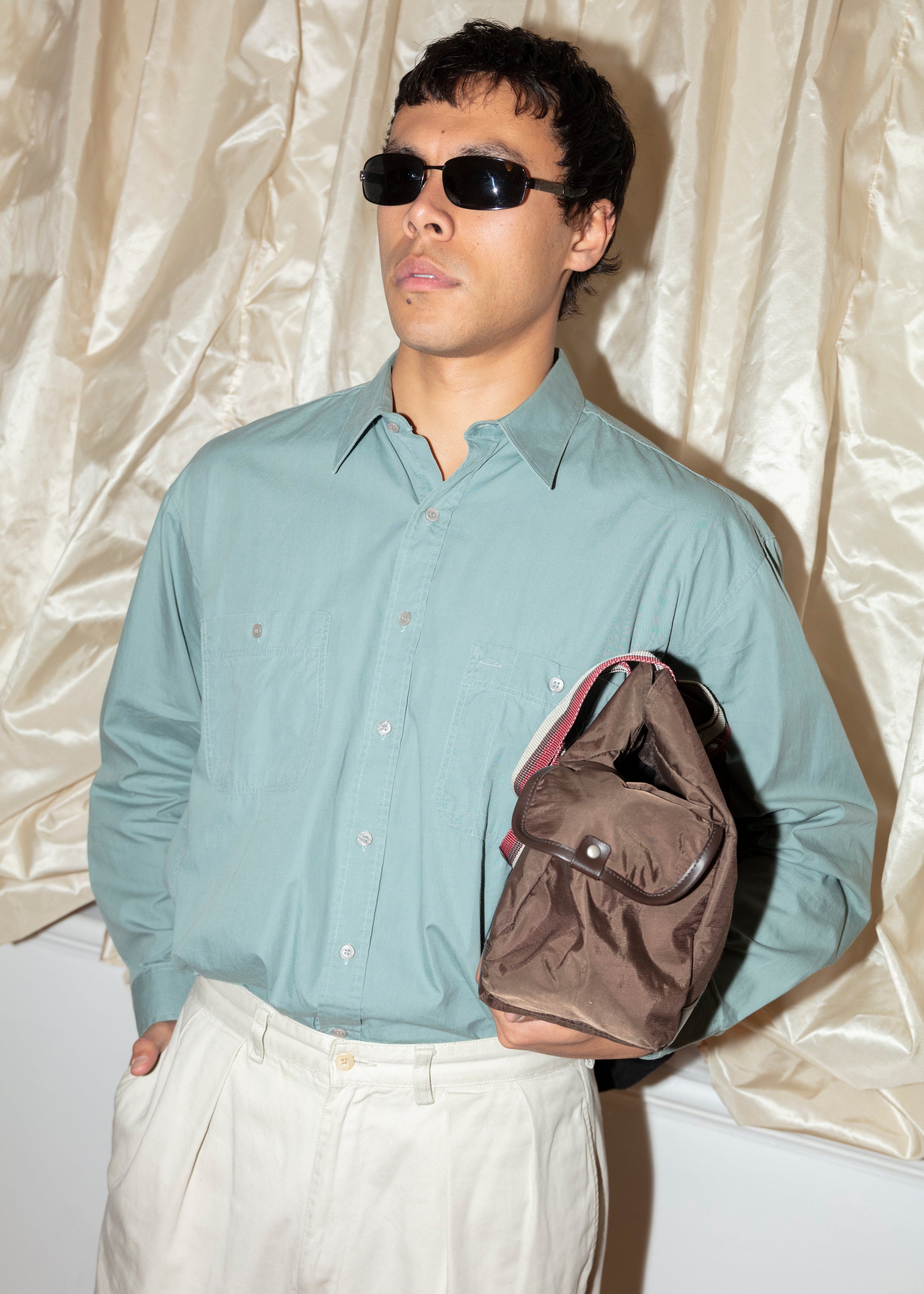 Polo Pleated Trousers - Cream