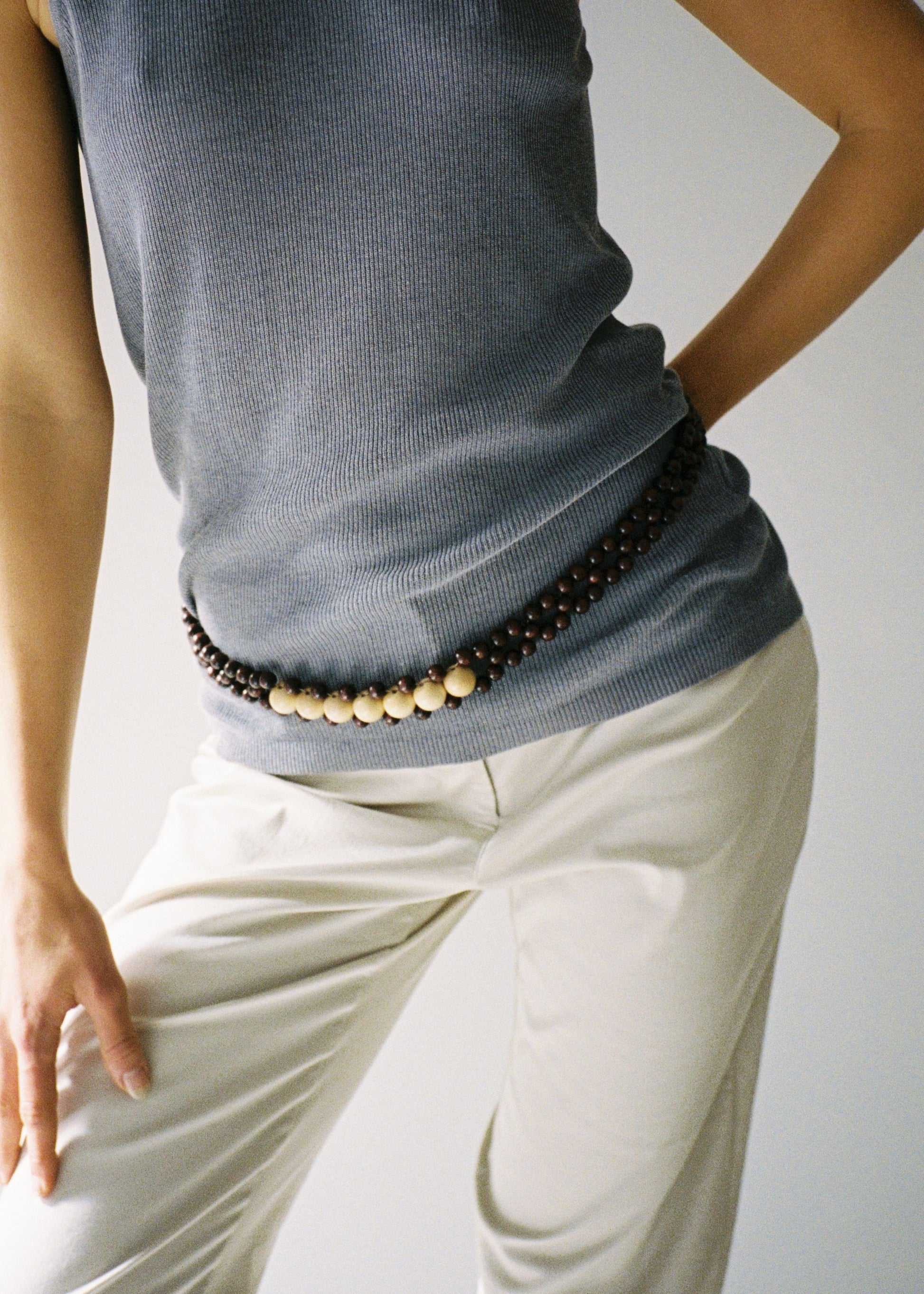 Talina Leizu Belt Medium - Brown/Natural