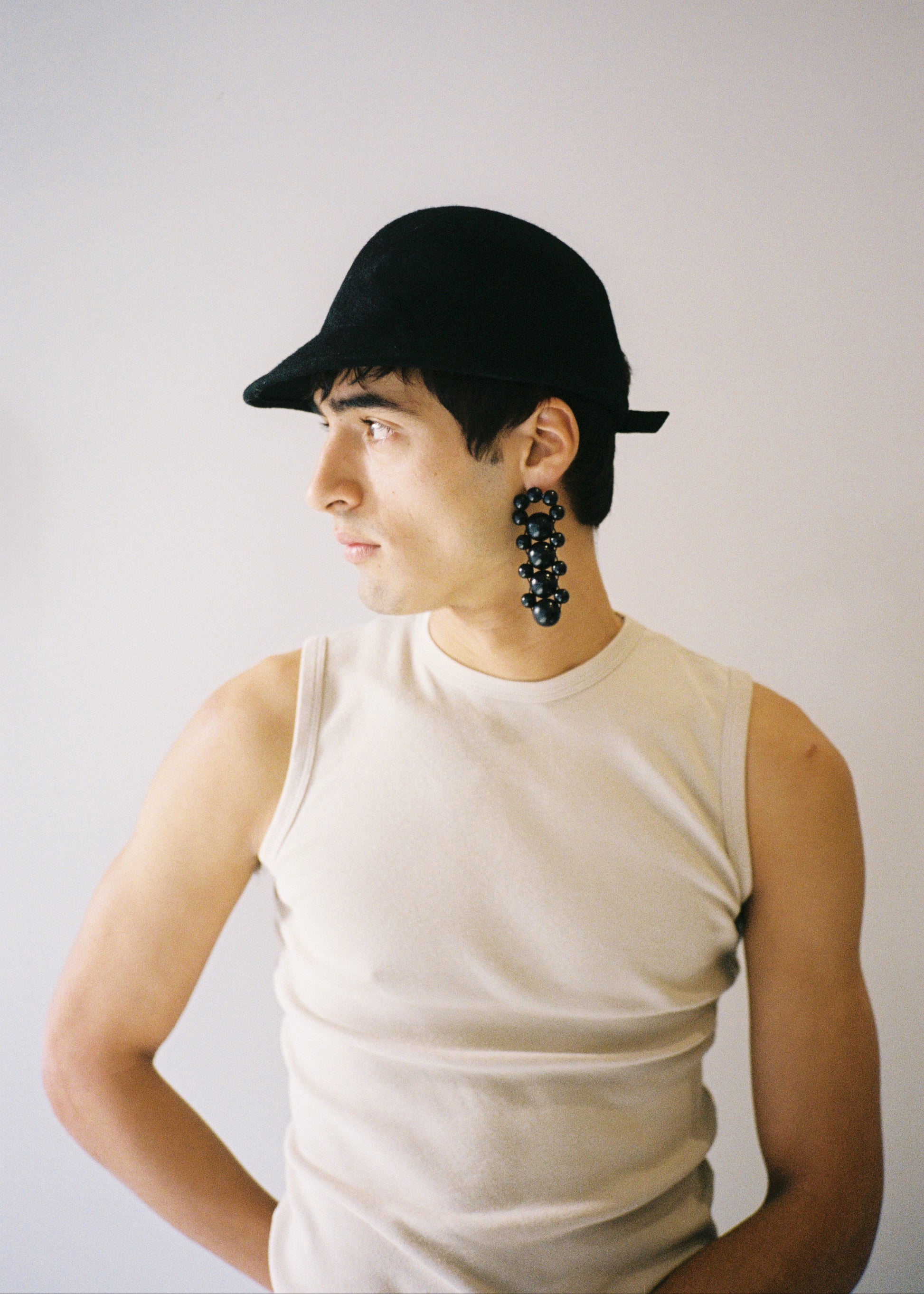 Talina Bombyx Earrings - Black