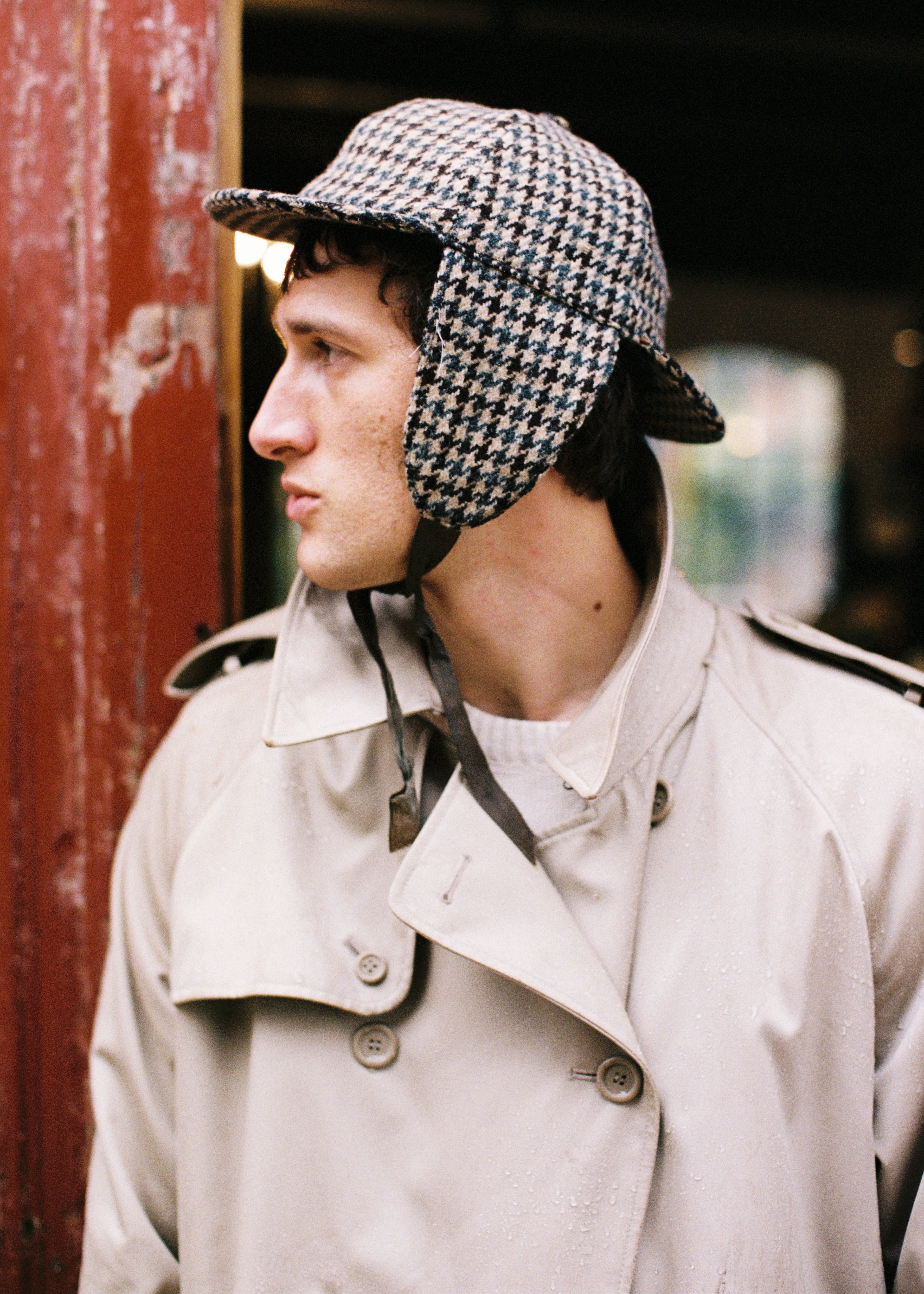 Spean Bridge Hunting Hat - Houndstooth