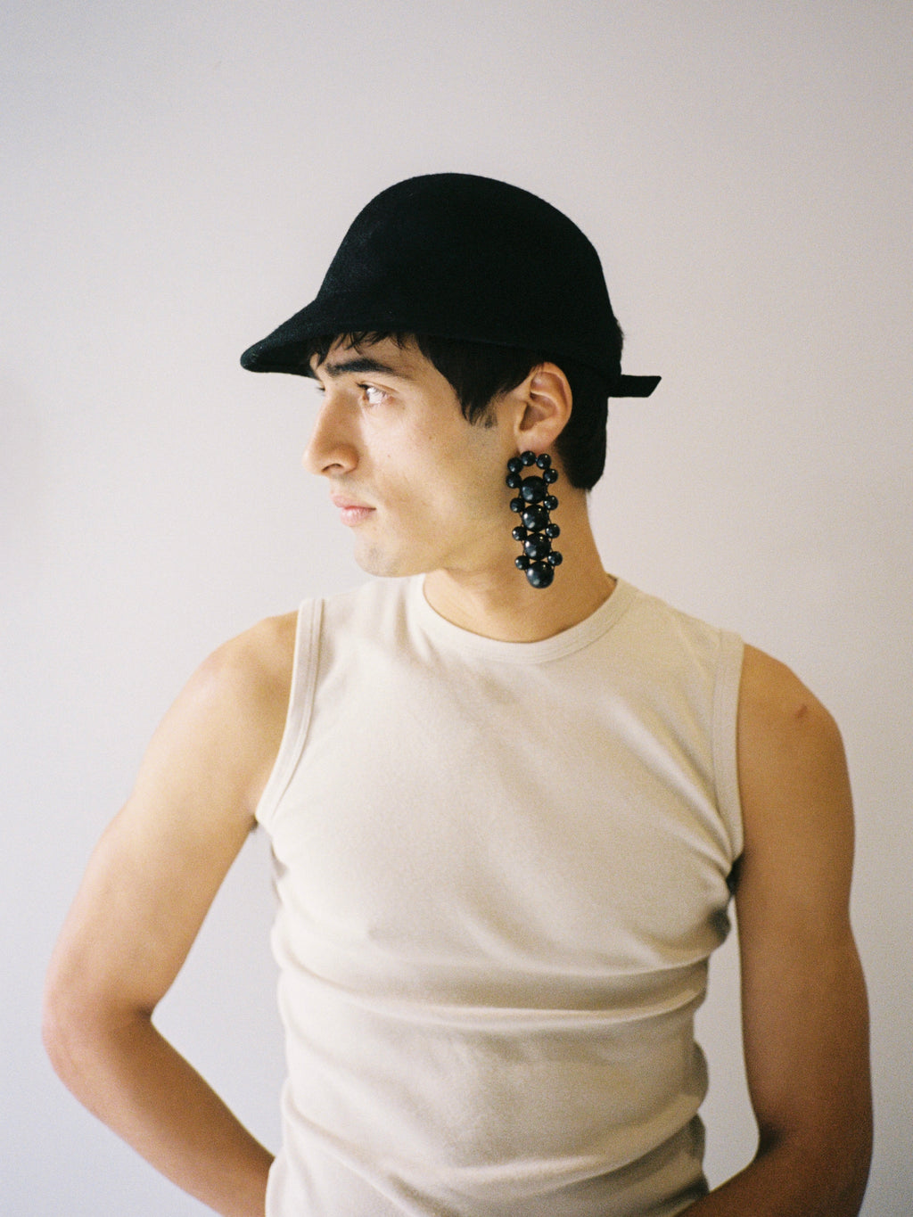 Talina Bombyx Earrings - Black