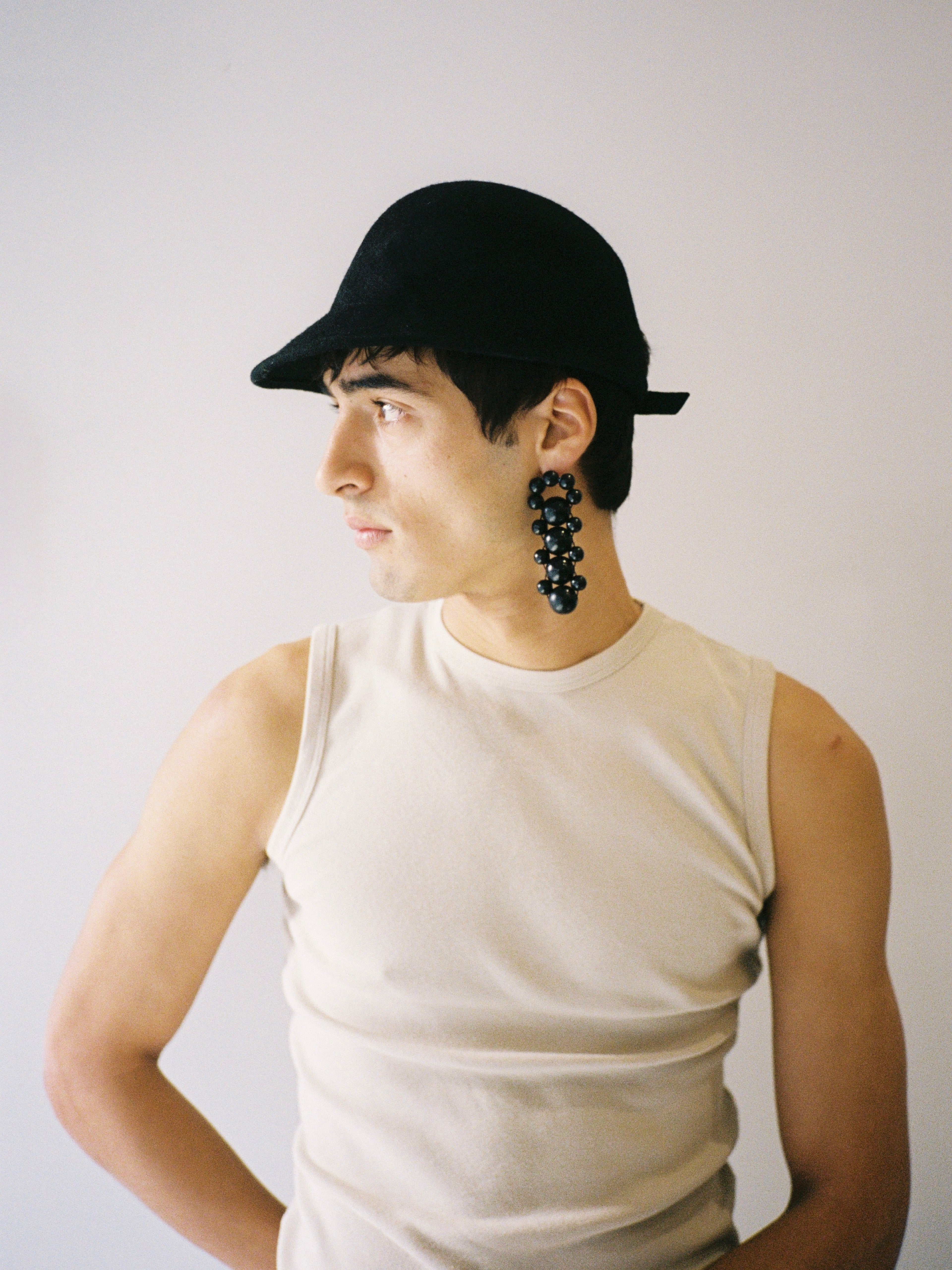 Talina Bombyx Earrings - Black