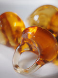 Joob Bulb Ring - Amber