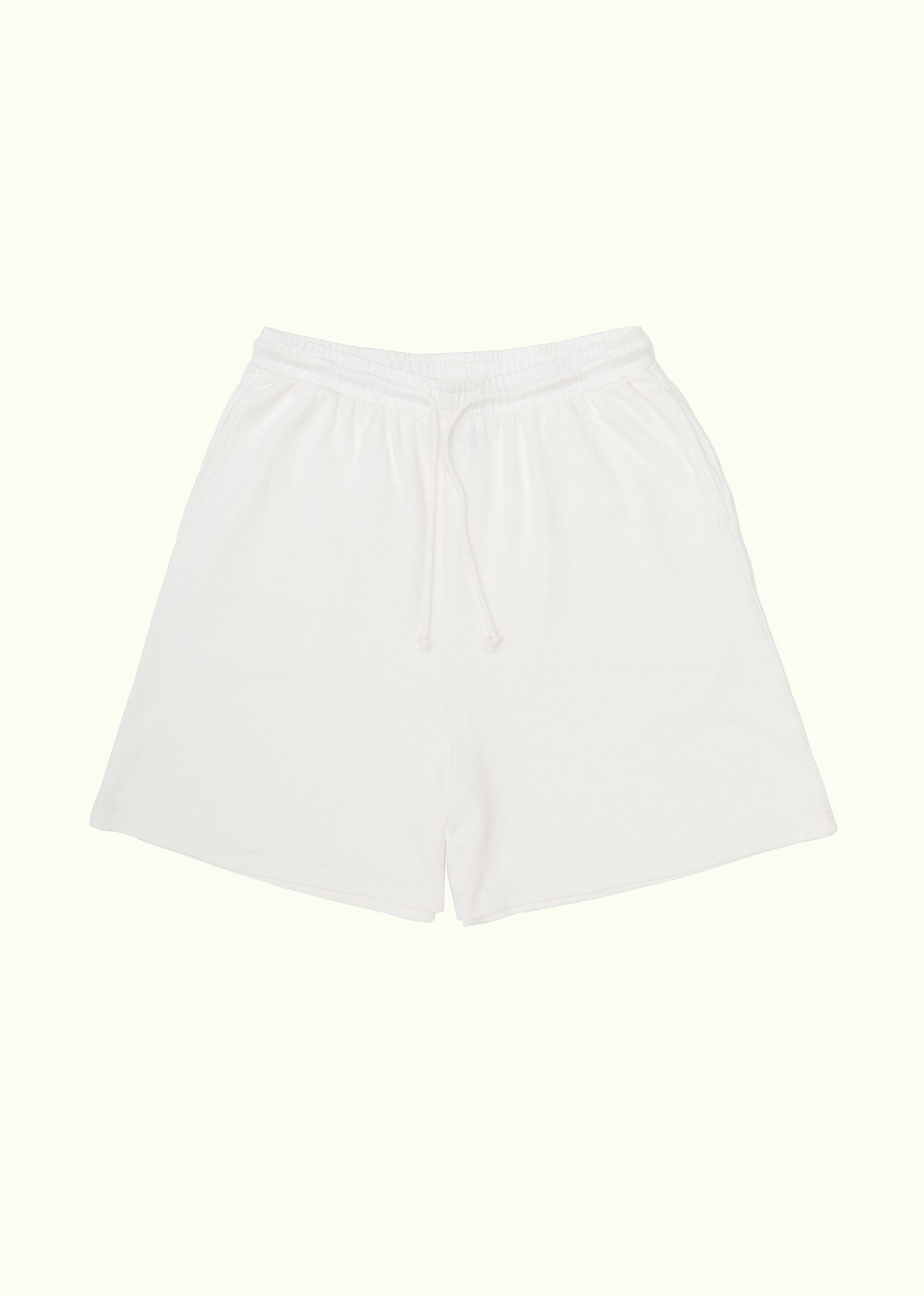 Buddy Hemp Goods Tee Shorts Off White Flatlay Front