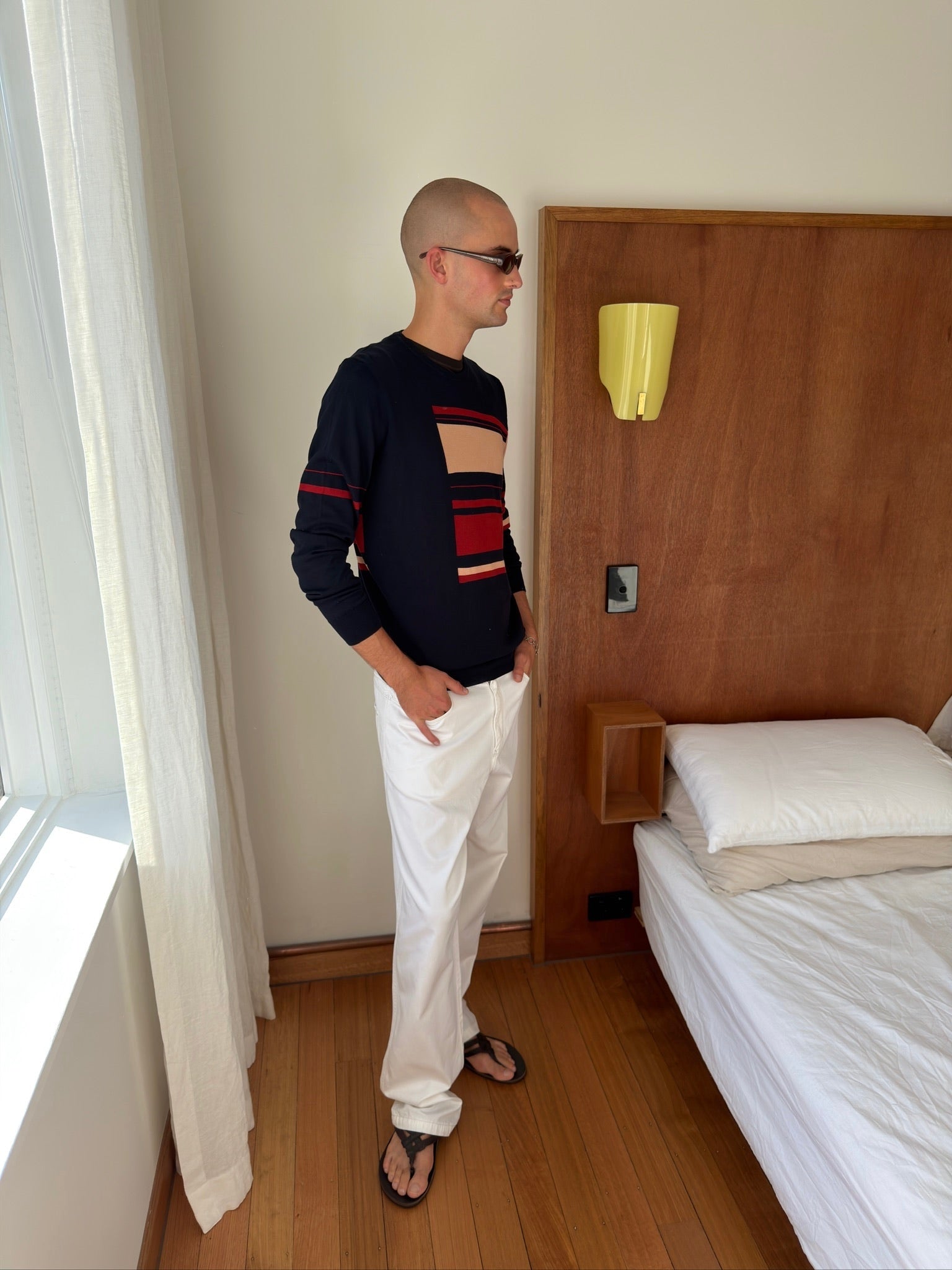 Trussardi Jeans 52/38 Lightweight Pants - White