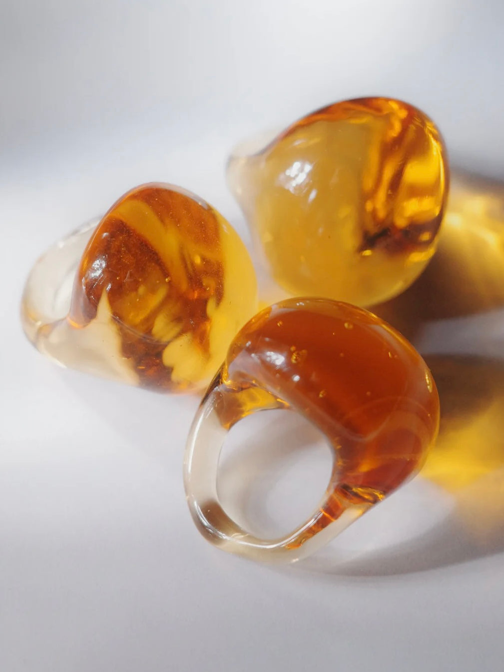 Joob Bulb Ring - Amber