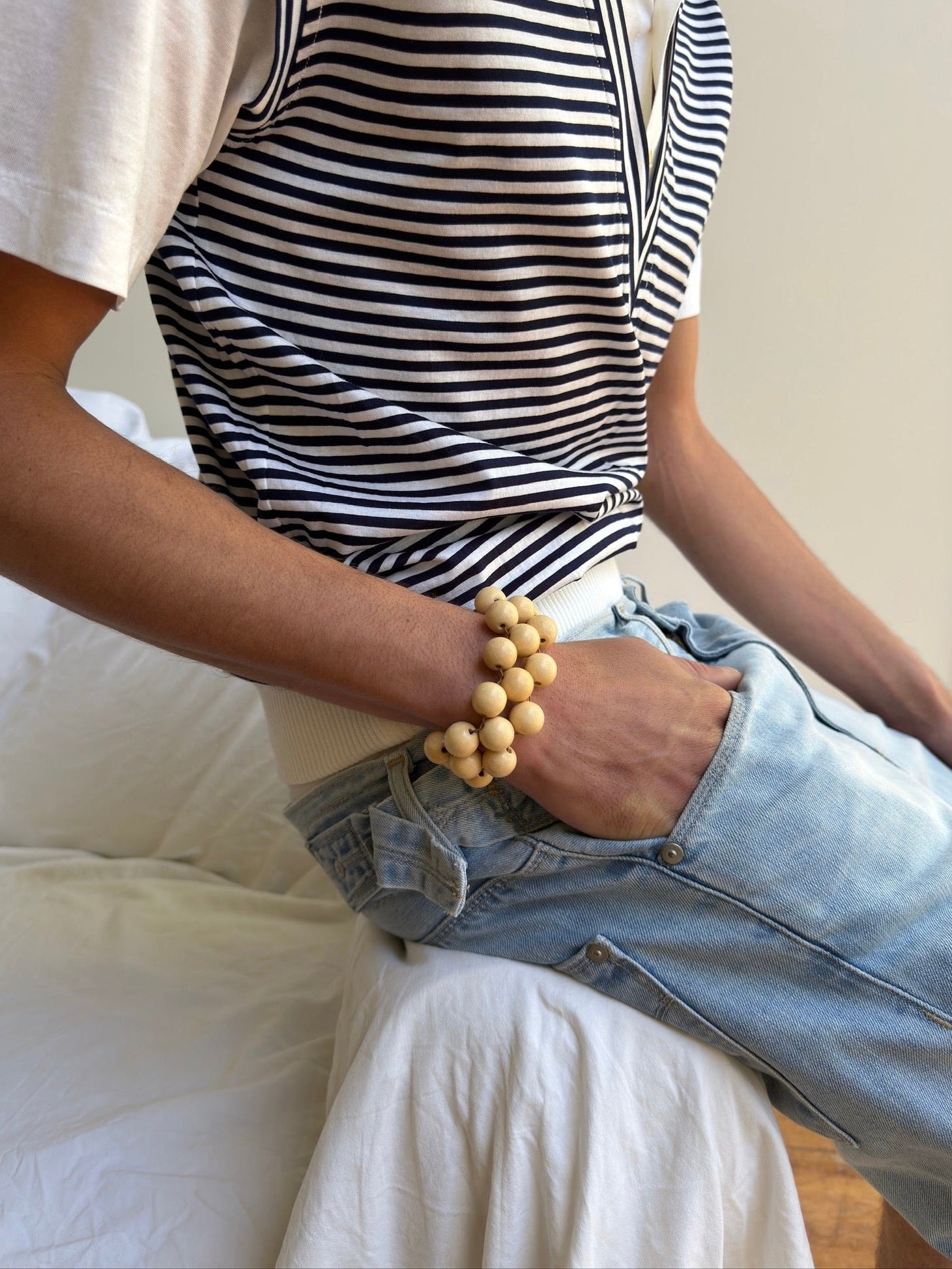 Talina Mori Big Bracelet - Natural