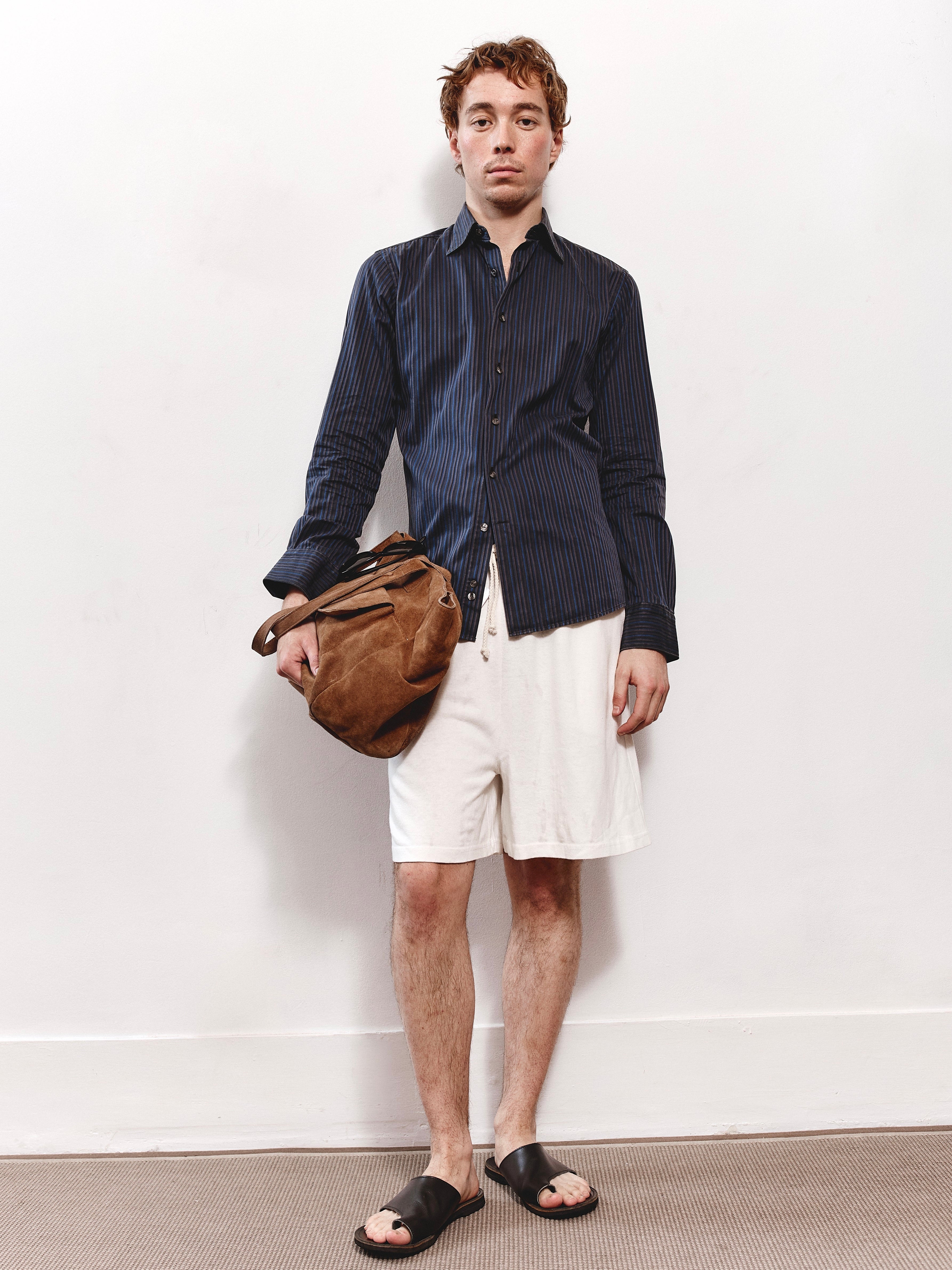 Versace Button Down - Dark Stripe