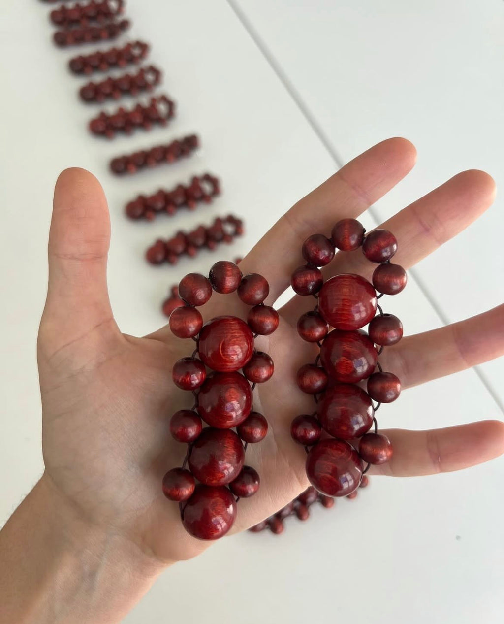 Talina Bombyx Earrings - Brown