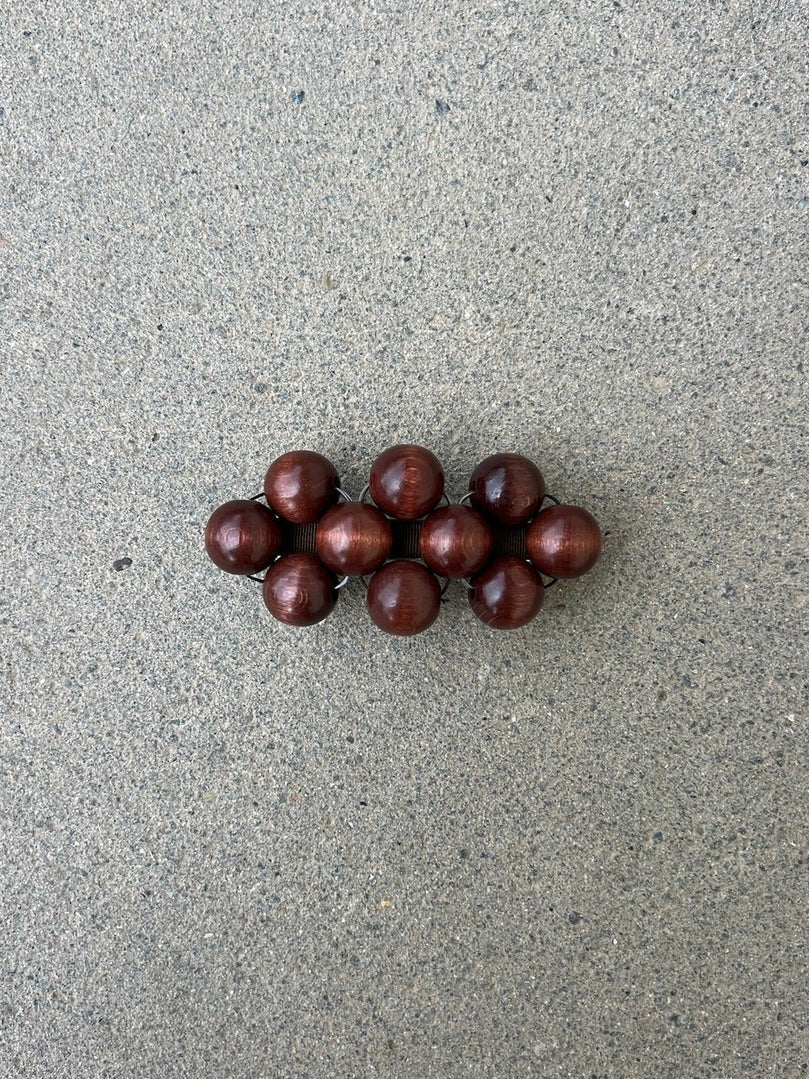 Talina Mori Big Hair Clip - Brown