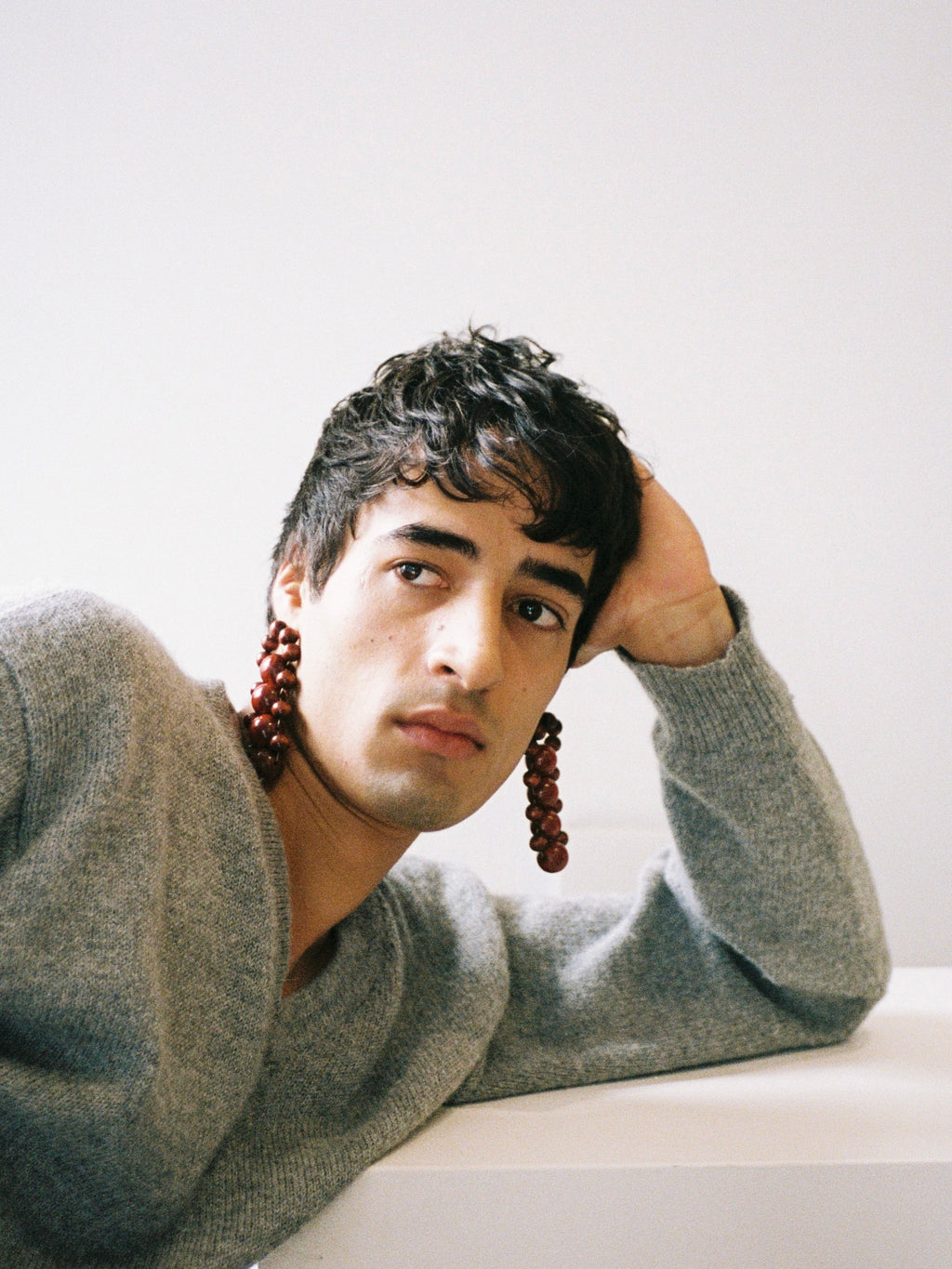 Talina Bombyx Earrings - Brown