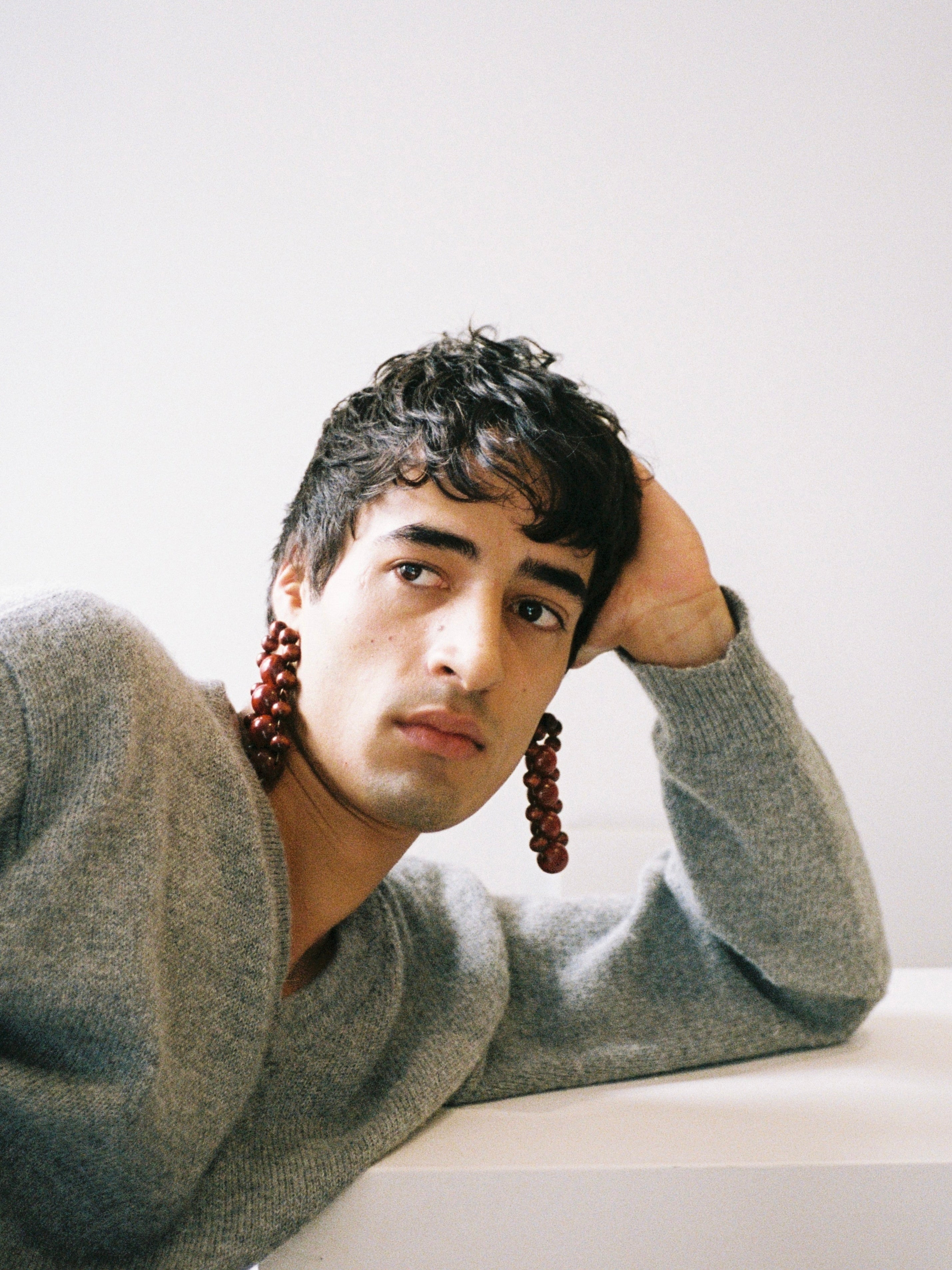 Talina Bombyx Earrings - Brown