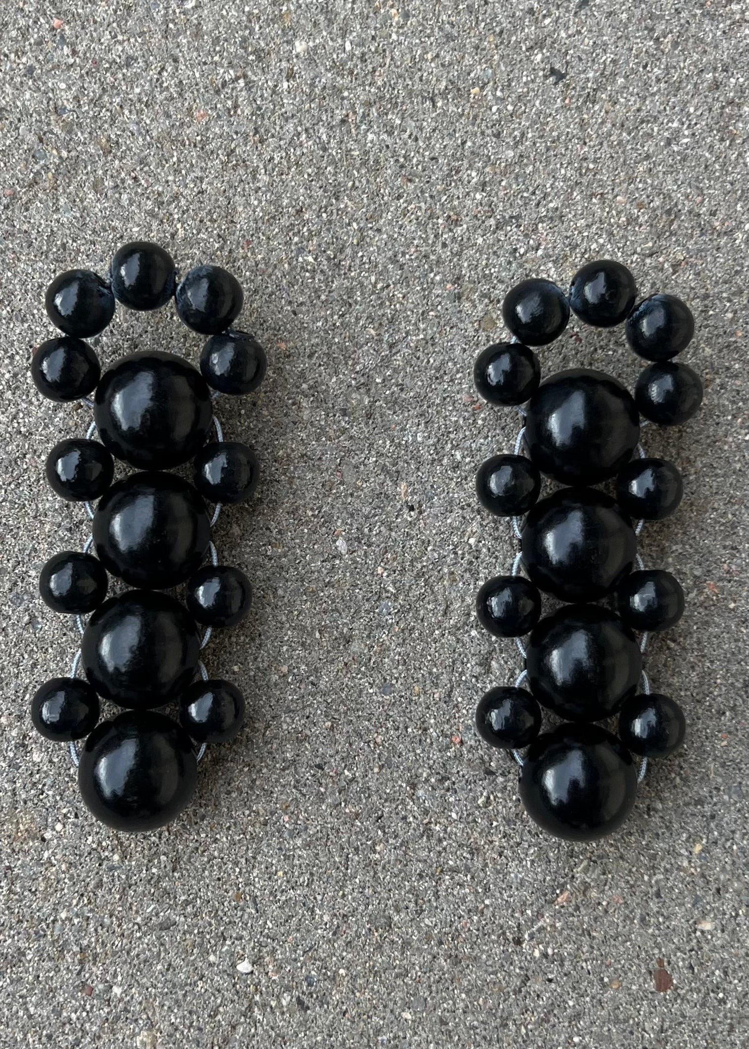 Talina Bombyx Earrings - Black