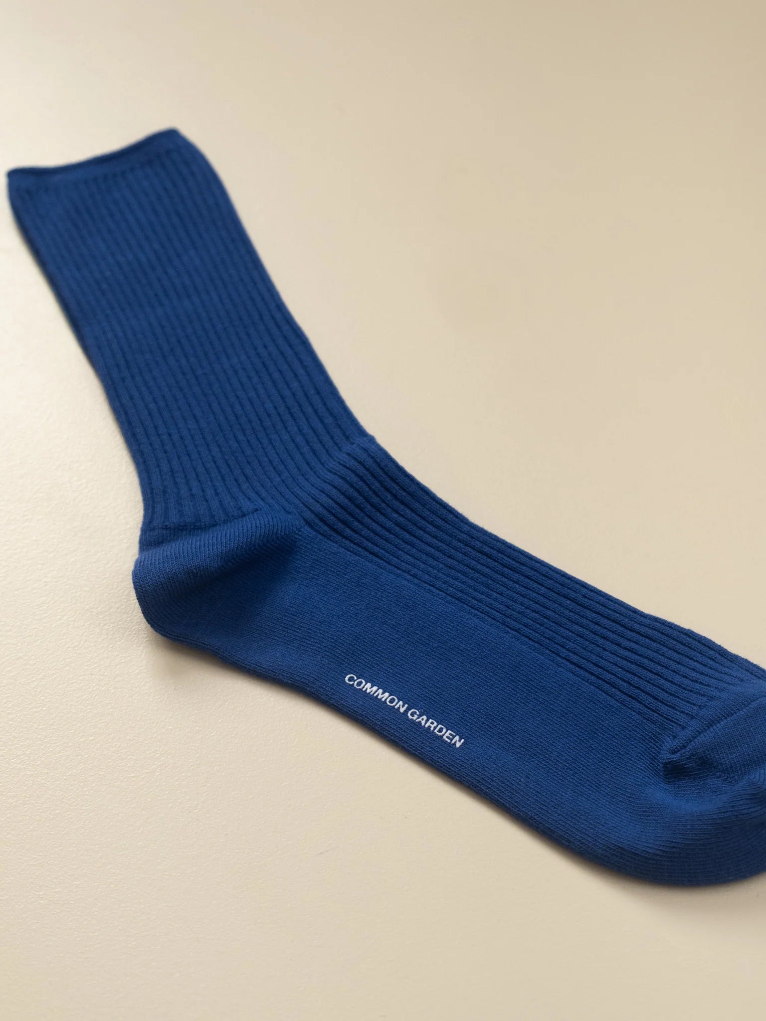Common Garden Cotton Ribbed Socks - French Blue