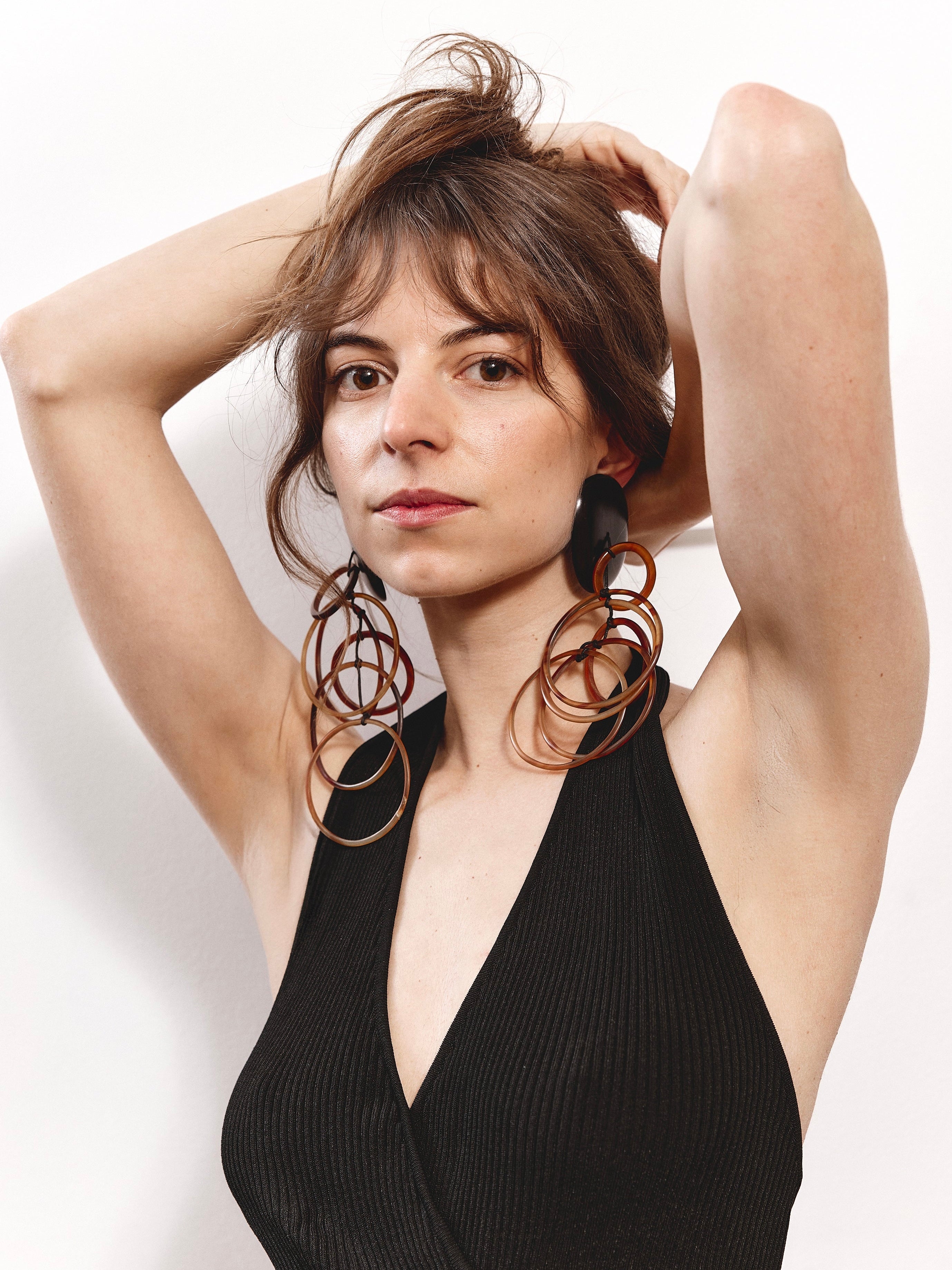 XL Looped Clip Ons - Tort