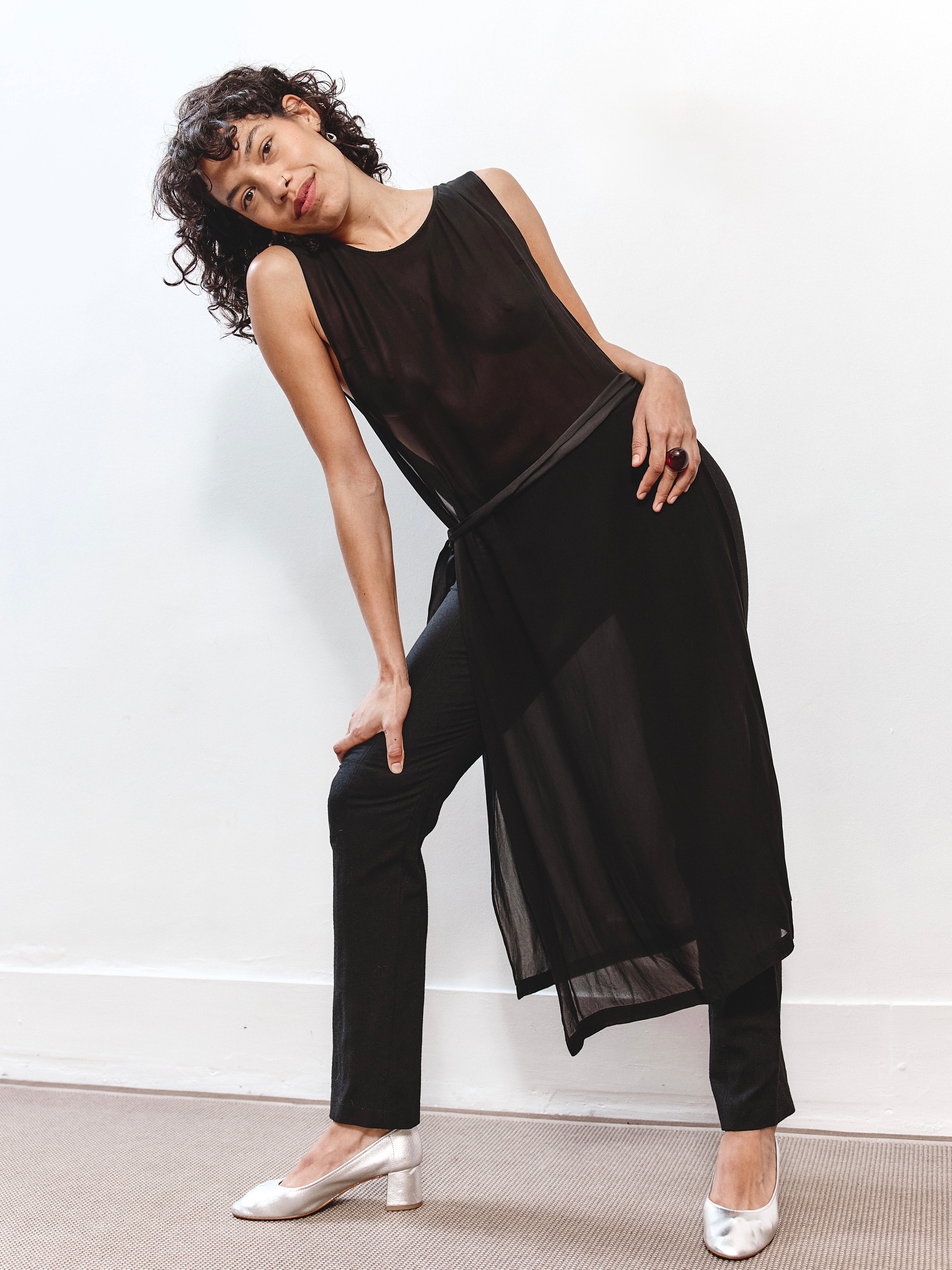 Emporio Armani Cigarette Pants - Black