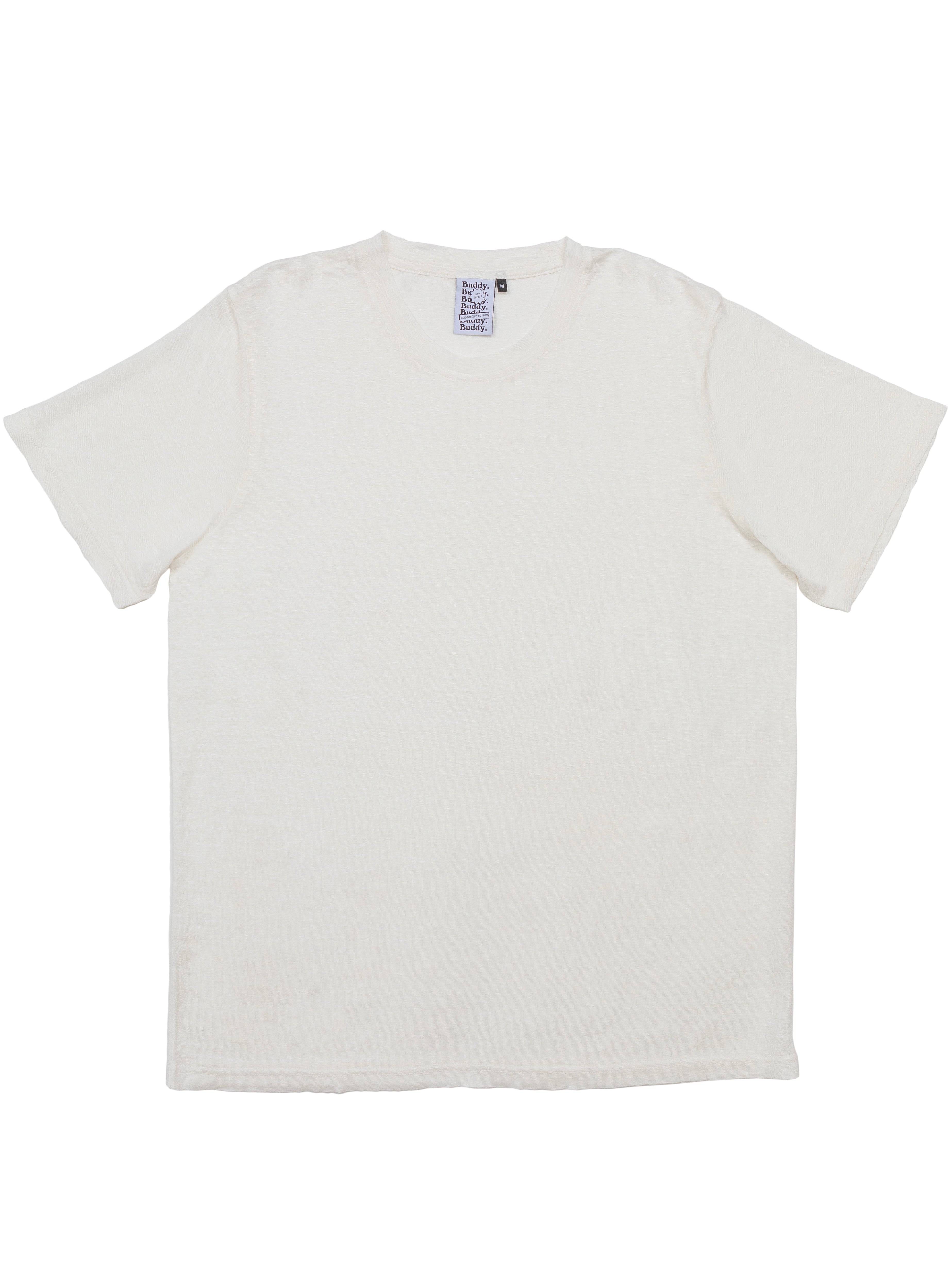 Buddy 100% Hemp Classic Tee - White
