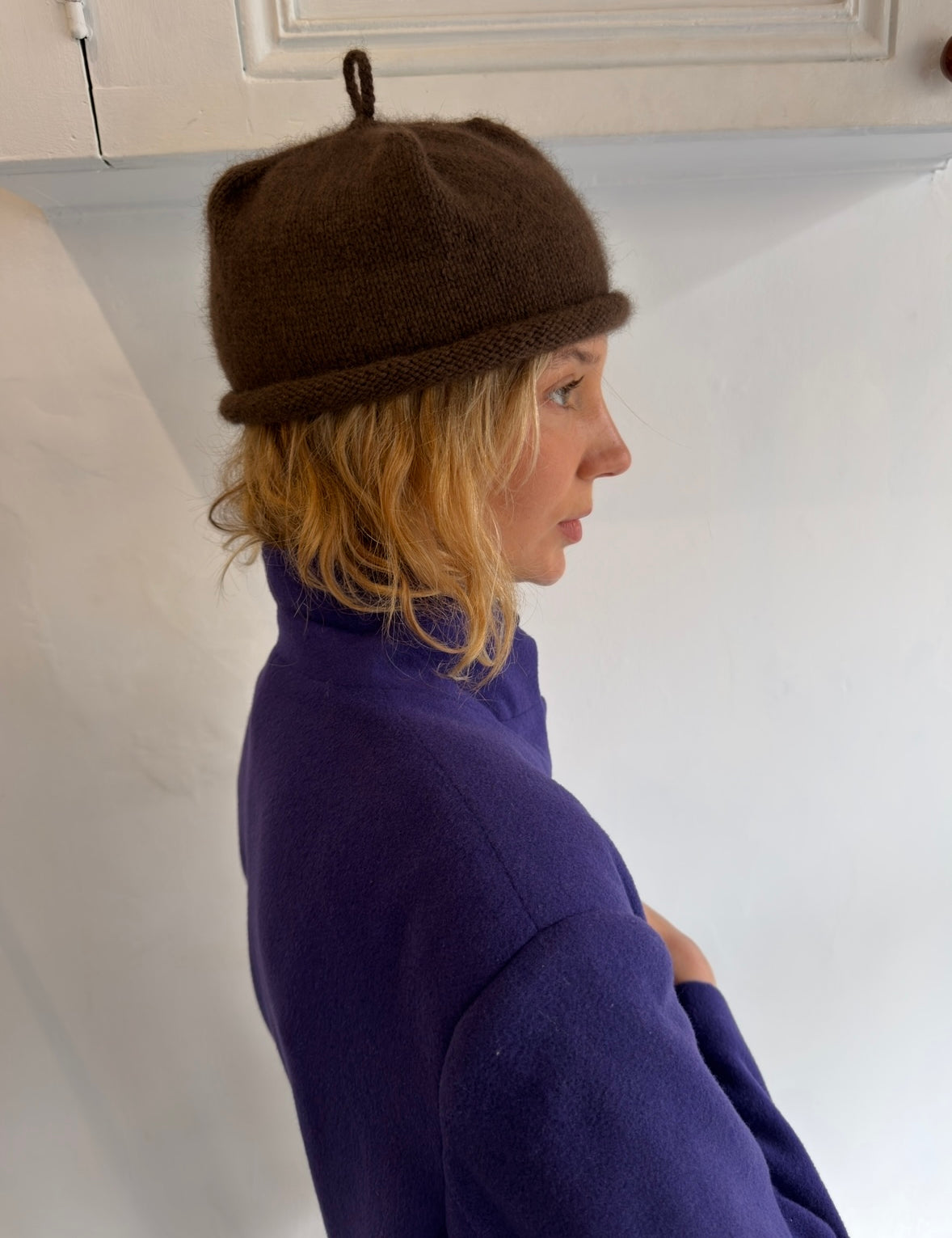 Bonnie Wroe Loop Hat - Chocolate