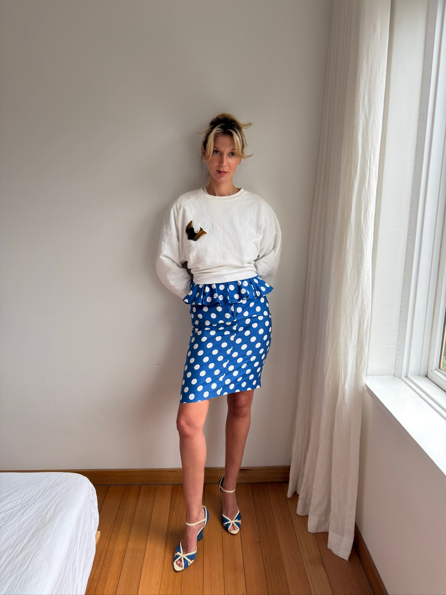 Dolphin Horn Barrette - Natural