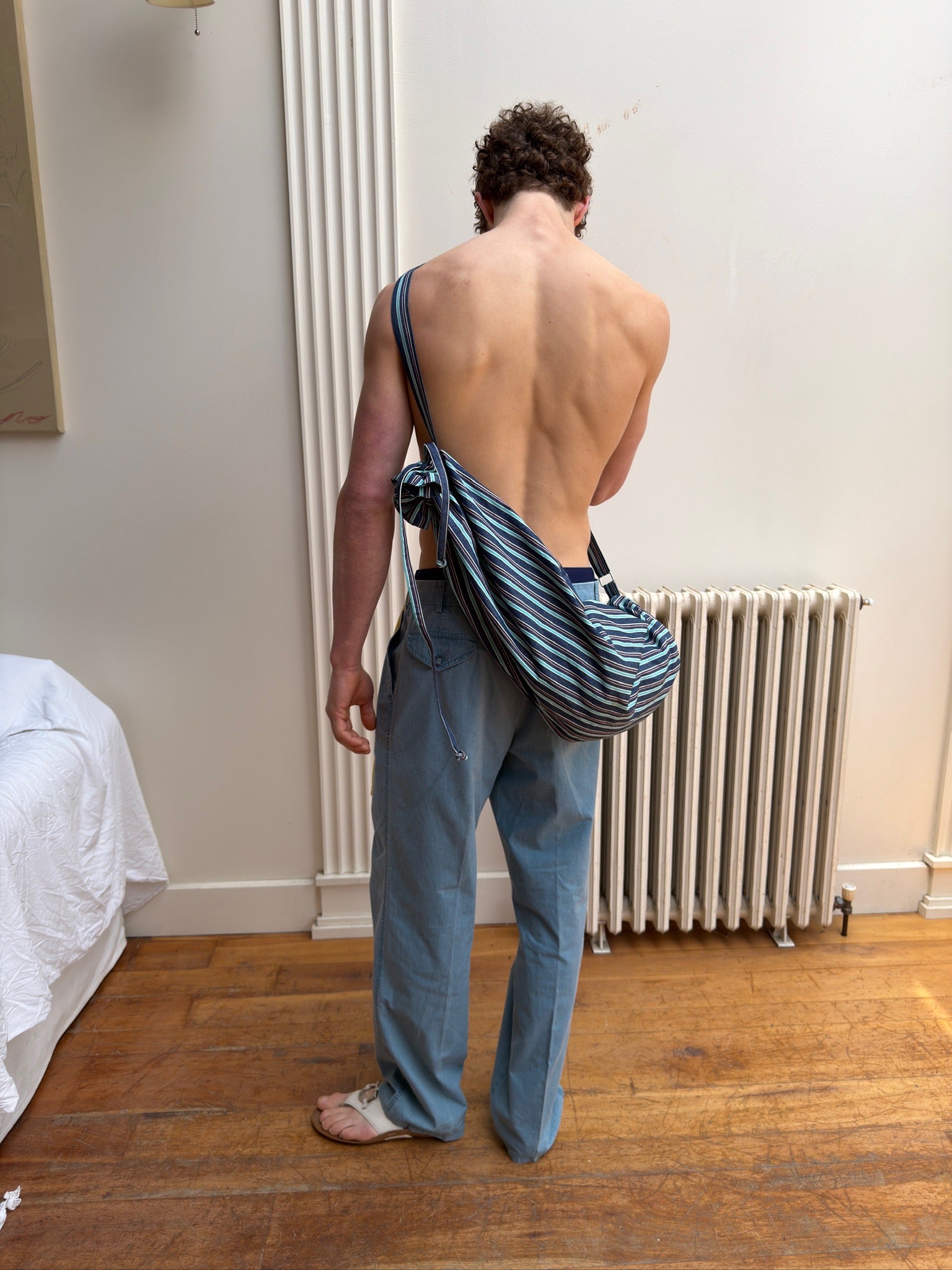 Burberrys Pleated Pant - Wash Blue