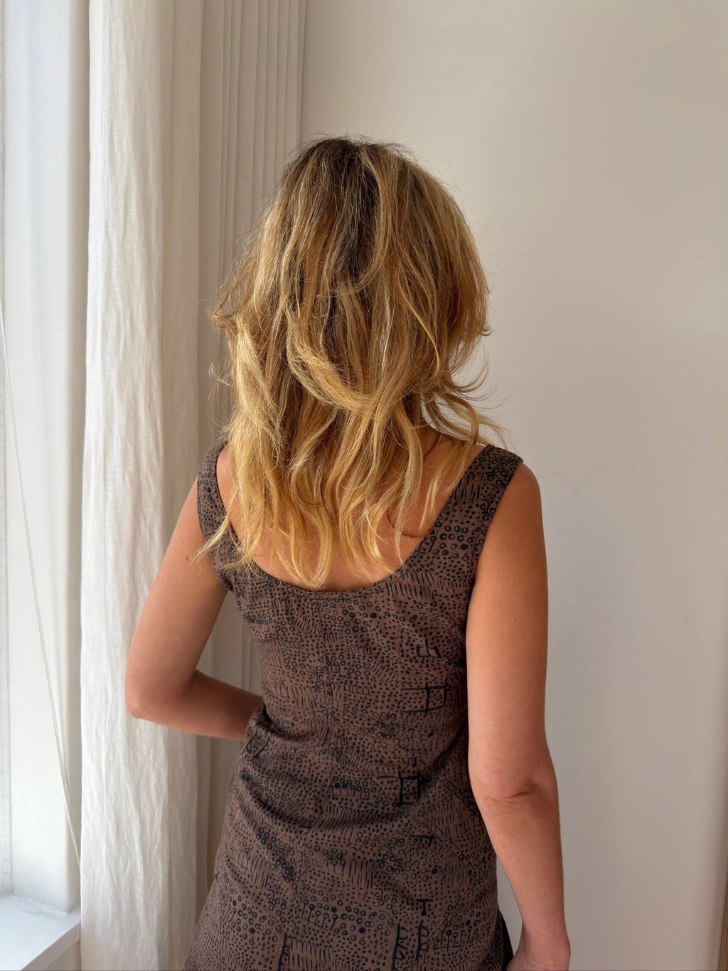 Philosophy Di Alberta Ferretti Printed Dress - Brown/Black