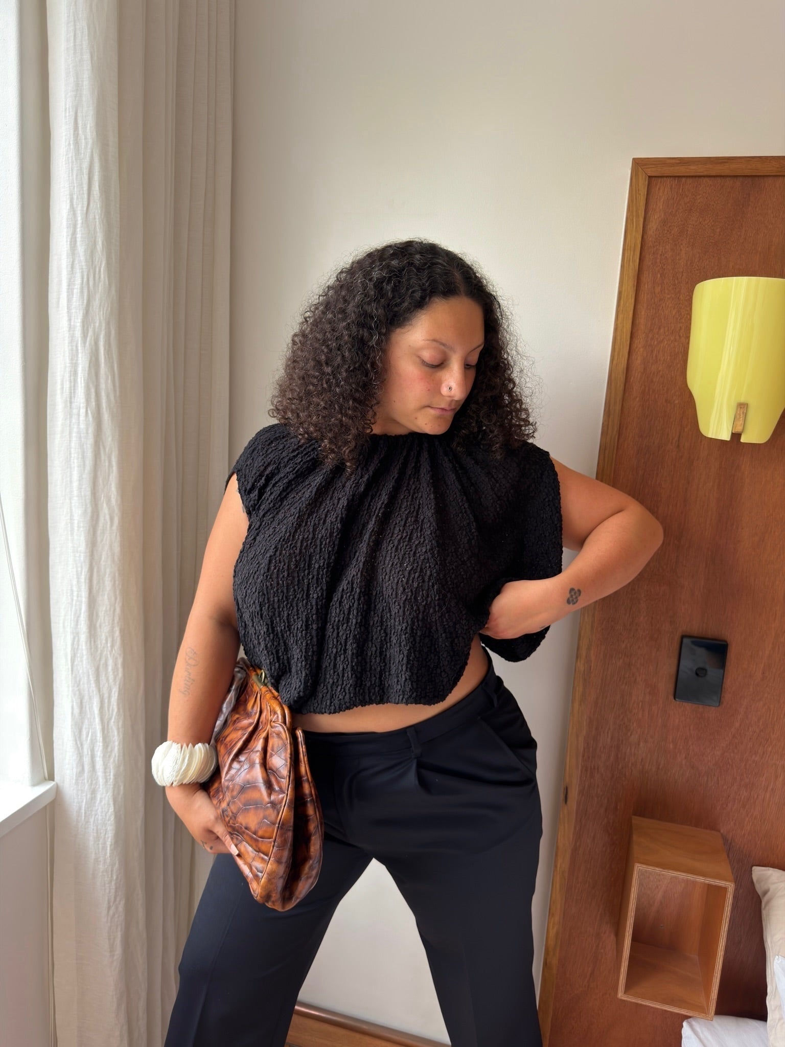 Jil Sander Bubble Top - Black