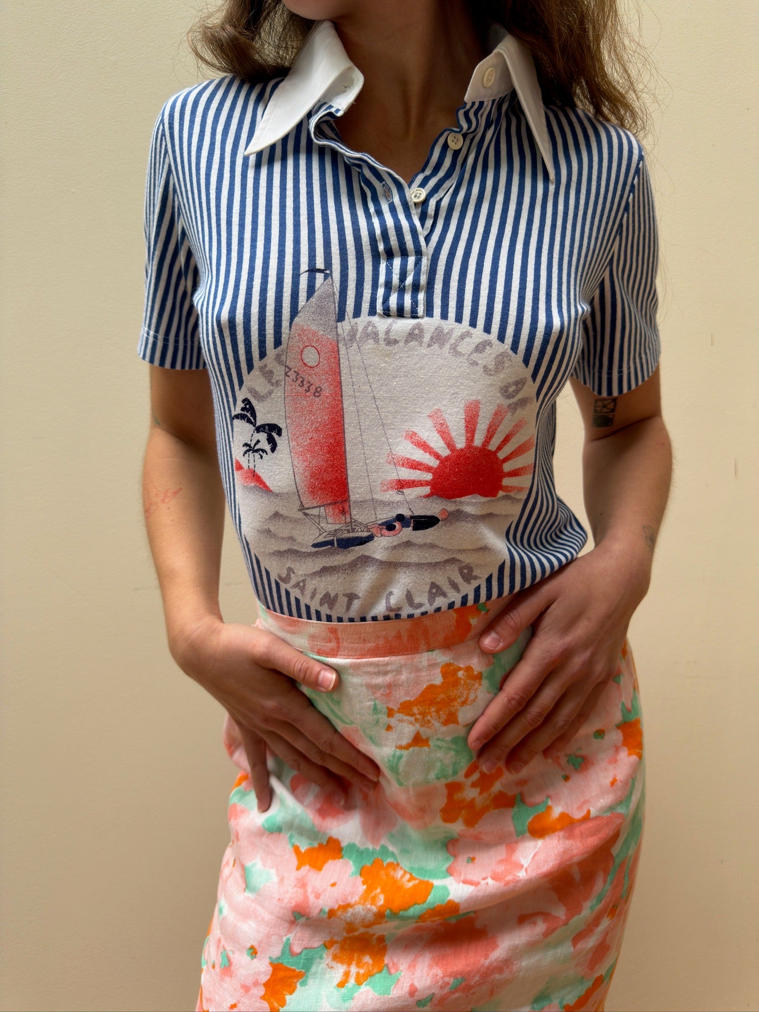 Saint Clair Graphic Polo - Stripe